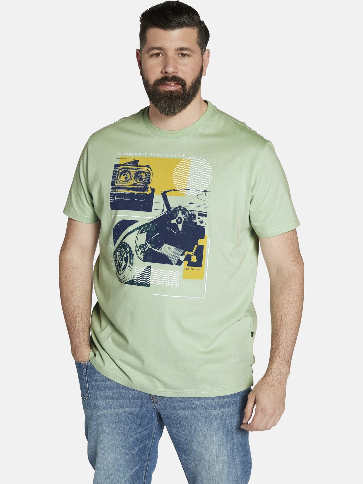 Charles Colby Rundhalsshirt "T-Shirt EARL BENJAMIN"