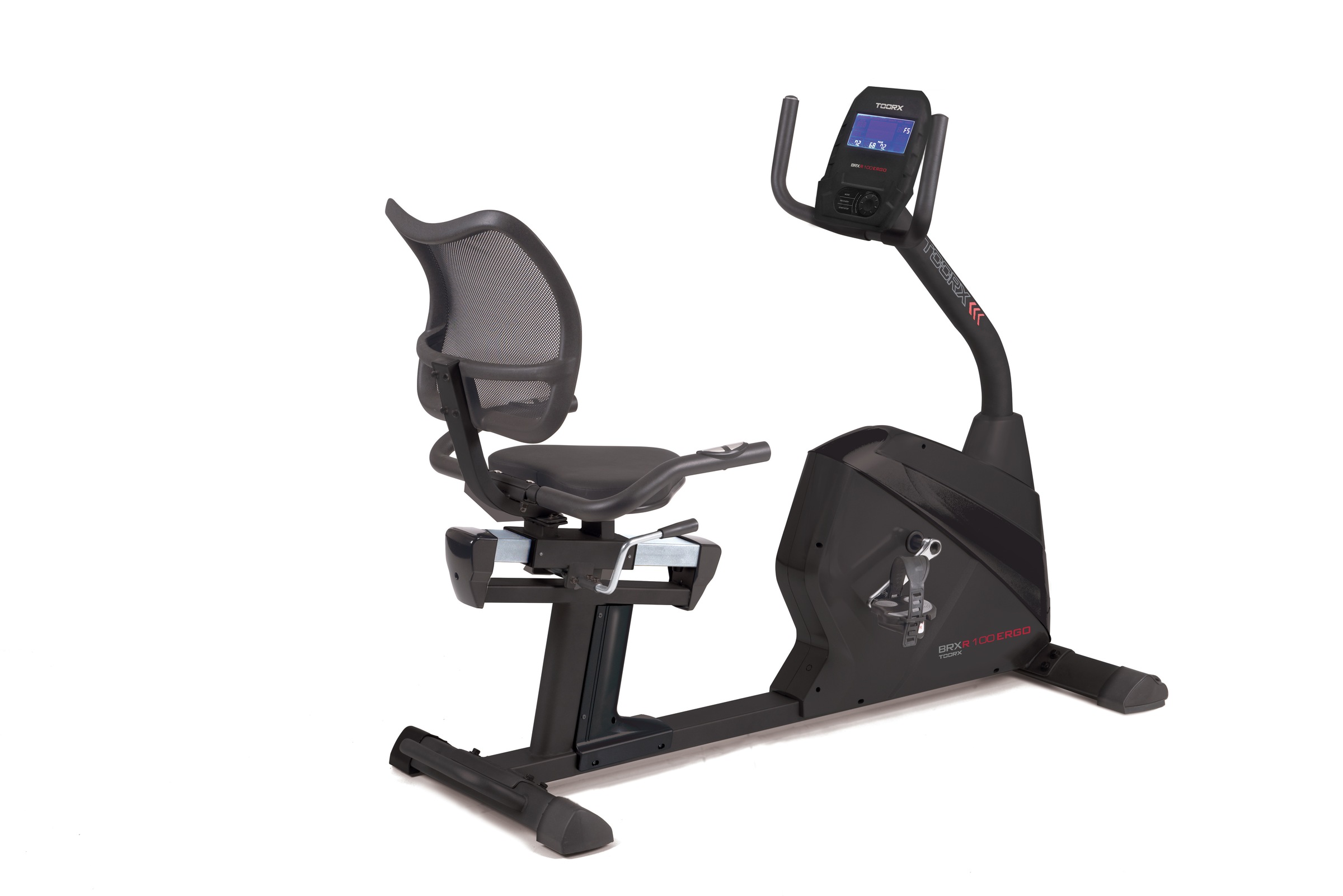 TOORX Liege-Ergometer, ohne Unterlegmatteweiß, neutral, Heimtrainer