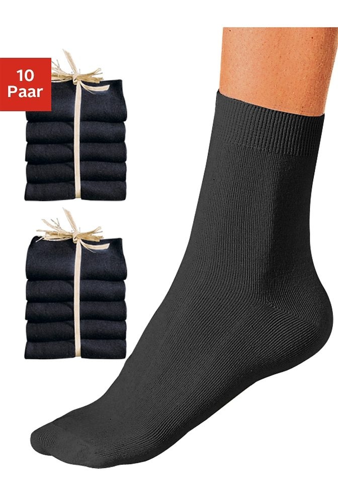 Go in Basicsocken Packung, 10 Stk. tlg. unifarben günstig online kaufen