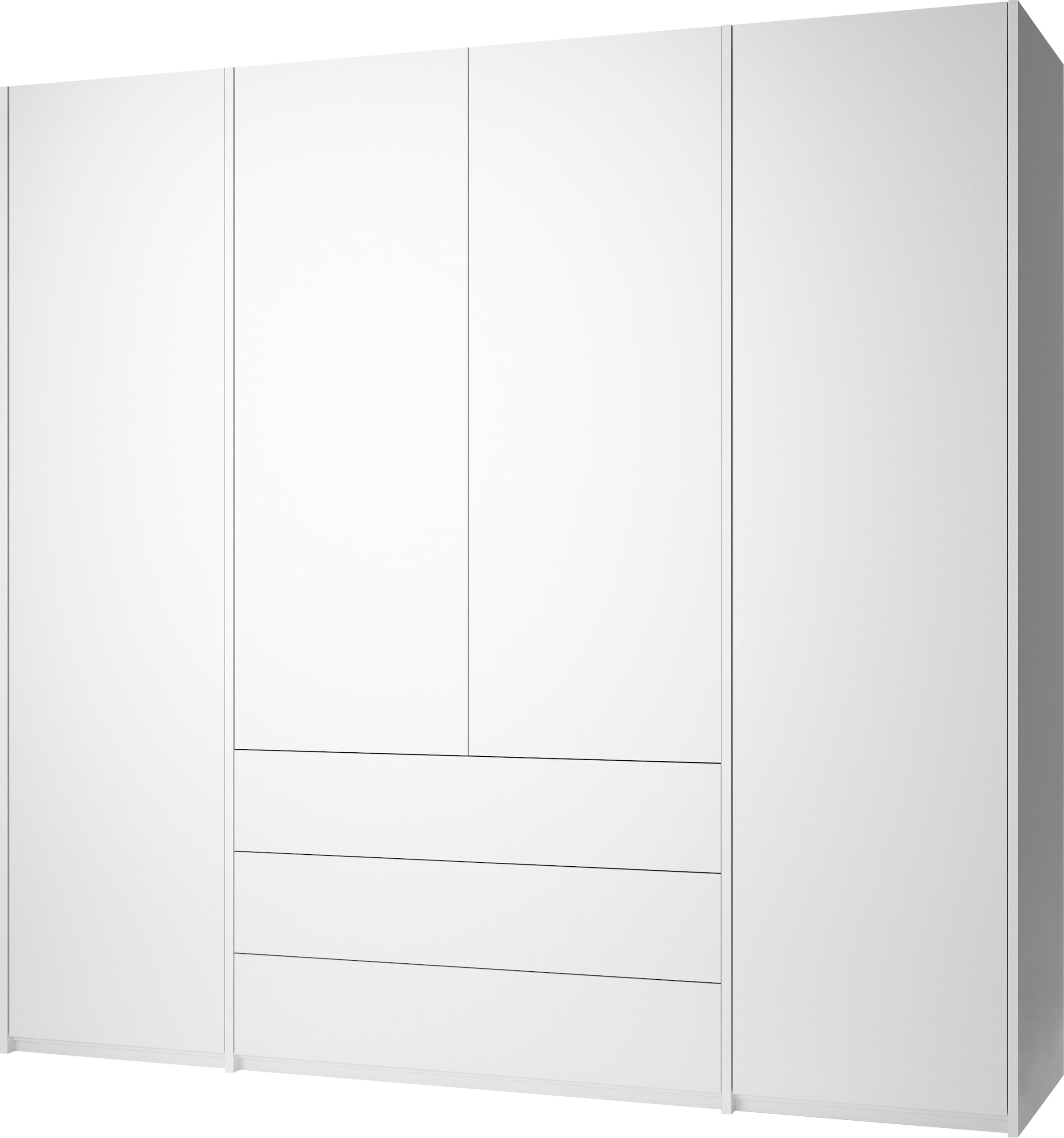 Müller SMALL LIVING Drehtürenschrank Variante im Plus 5«, Schubladen Bereich »Modular 3 | inklusive mittleren BAUR