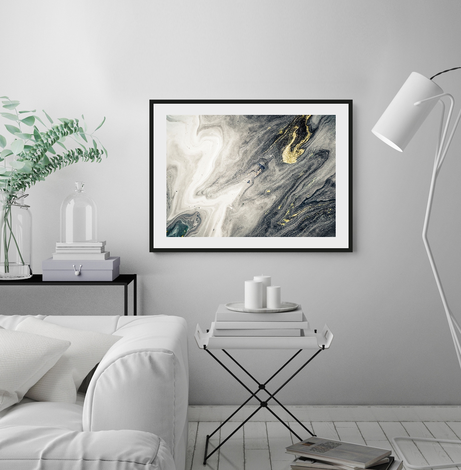 queence Bild "Donata" Abstrakt Spa Spirituelle Bilder Stein Marmor, Abstrakt, gerahmt