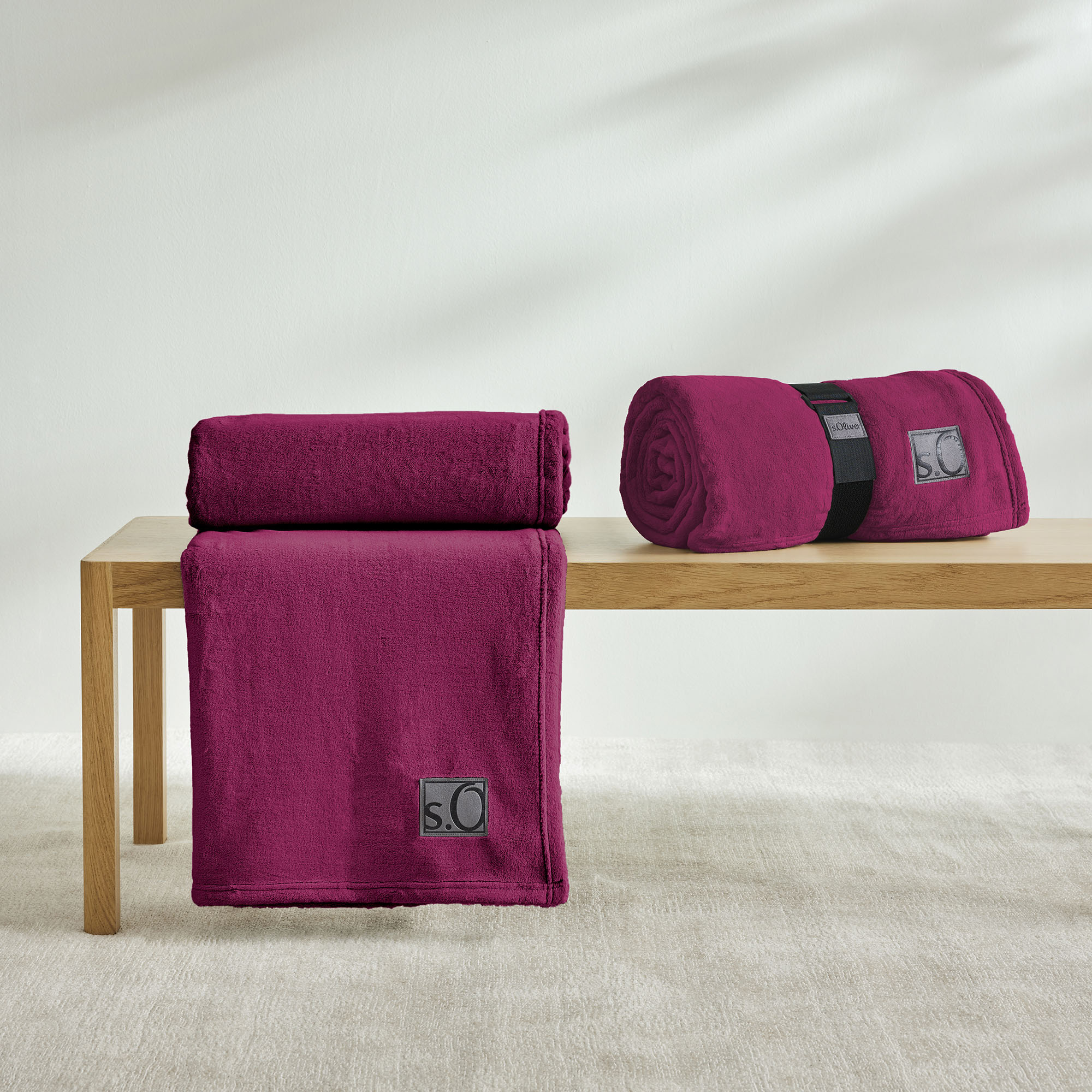 s.Oliver Wohndecke "s.Oliver Decke Kuschelsoft" 150 x 200 cm, in bunten Farben, weich, 330g/m²