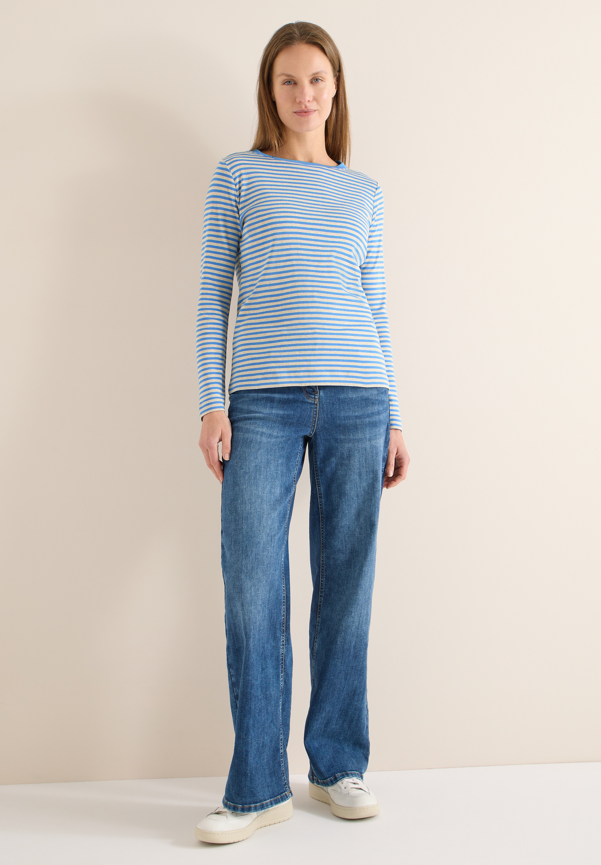 Cecil Langarmshirt im soften Baumwoll-Mix