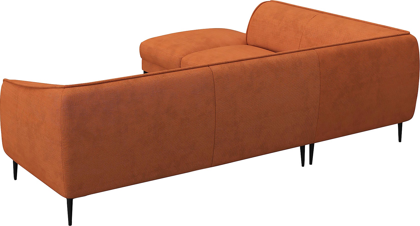FLEXLUX Ecksofa »Belle Designsofa, L-Form, B/T 268/209 cm«, Skandinavisches Design, In hochwertiger Verarbeitung