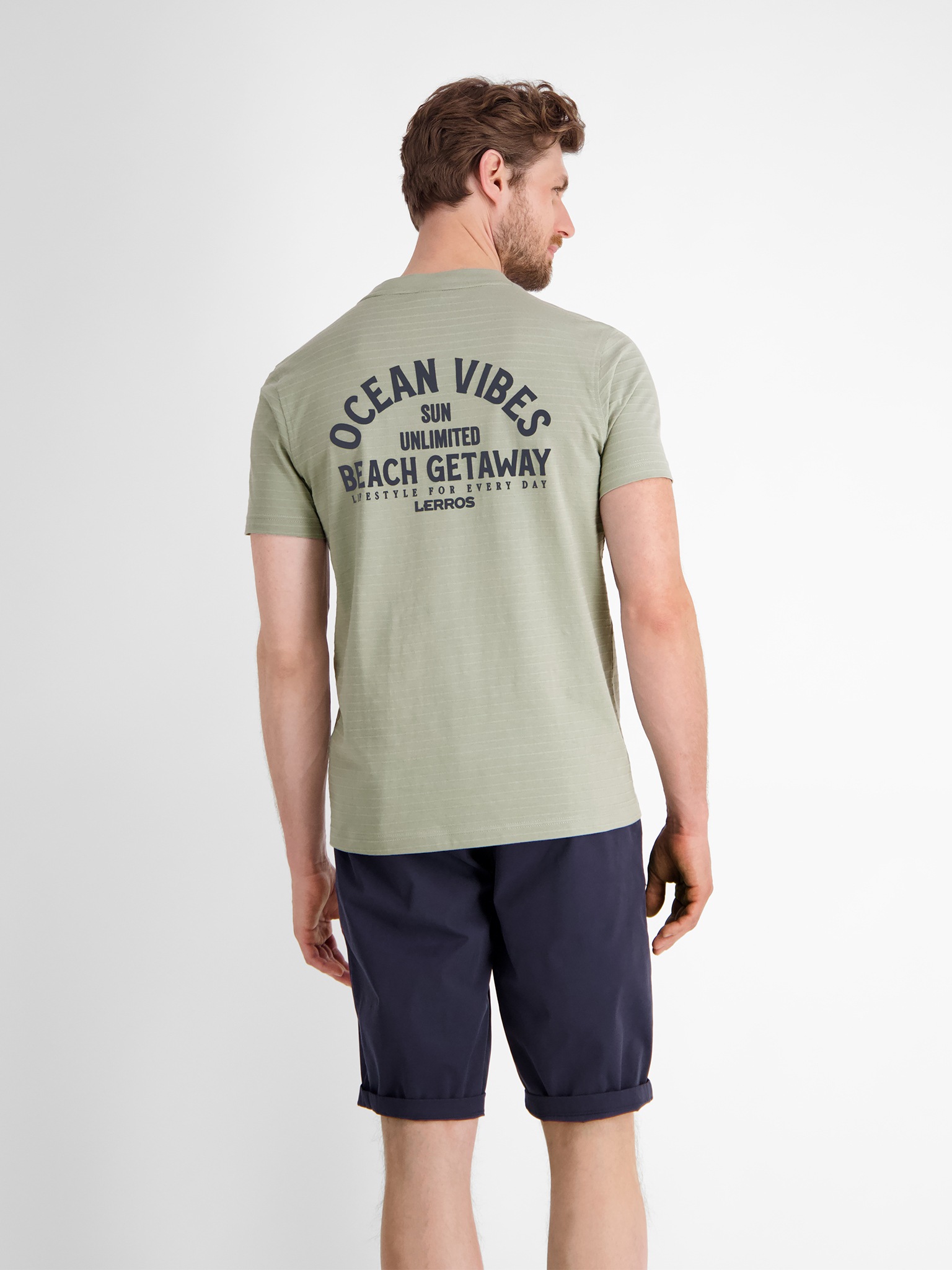 LERROS T-Shirt, mit Front und Back Print günstig online kaufen