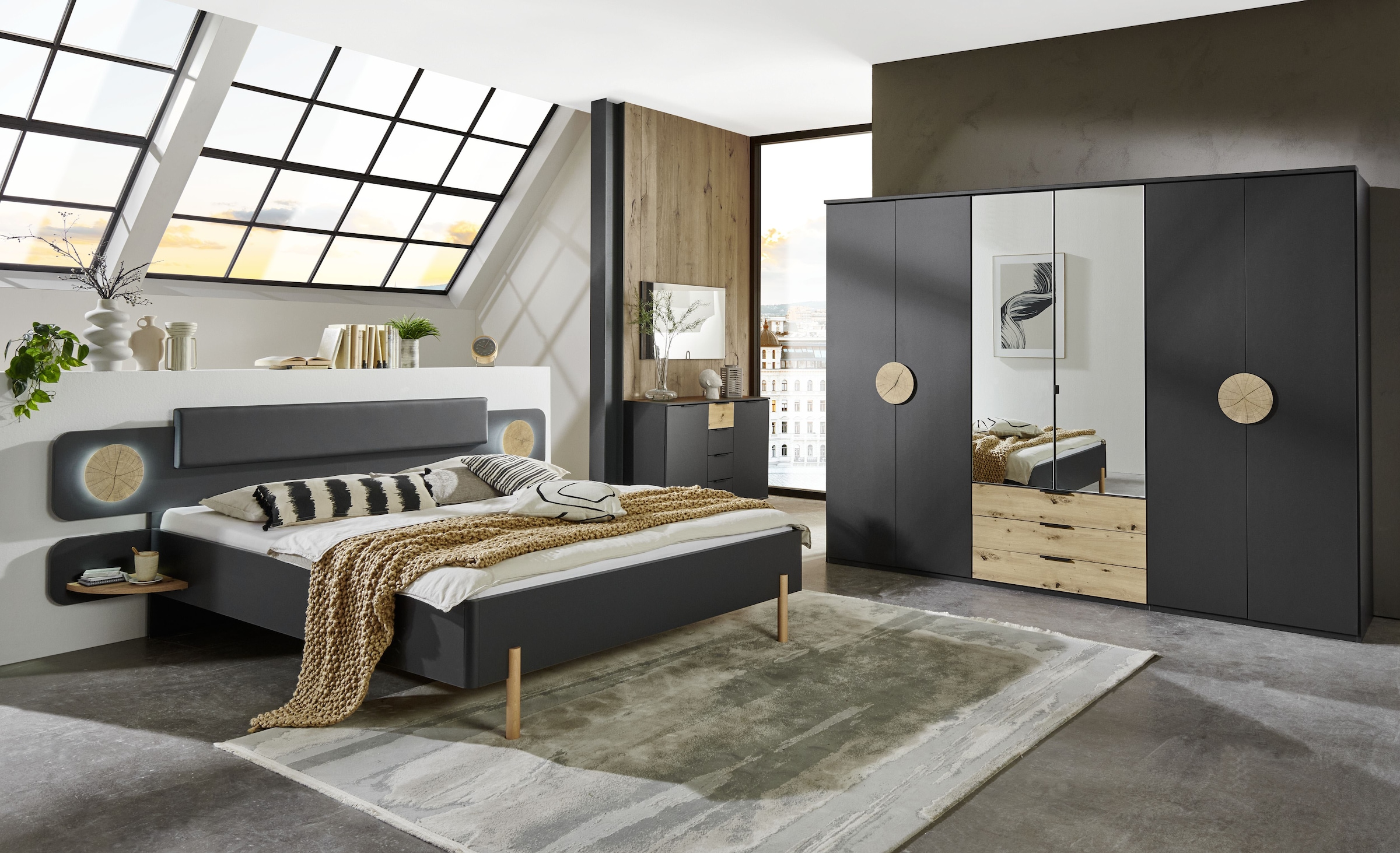 Wimex Futonbett »Toscana«, Mit indirekter LED Beleuchtung