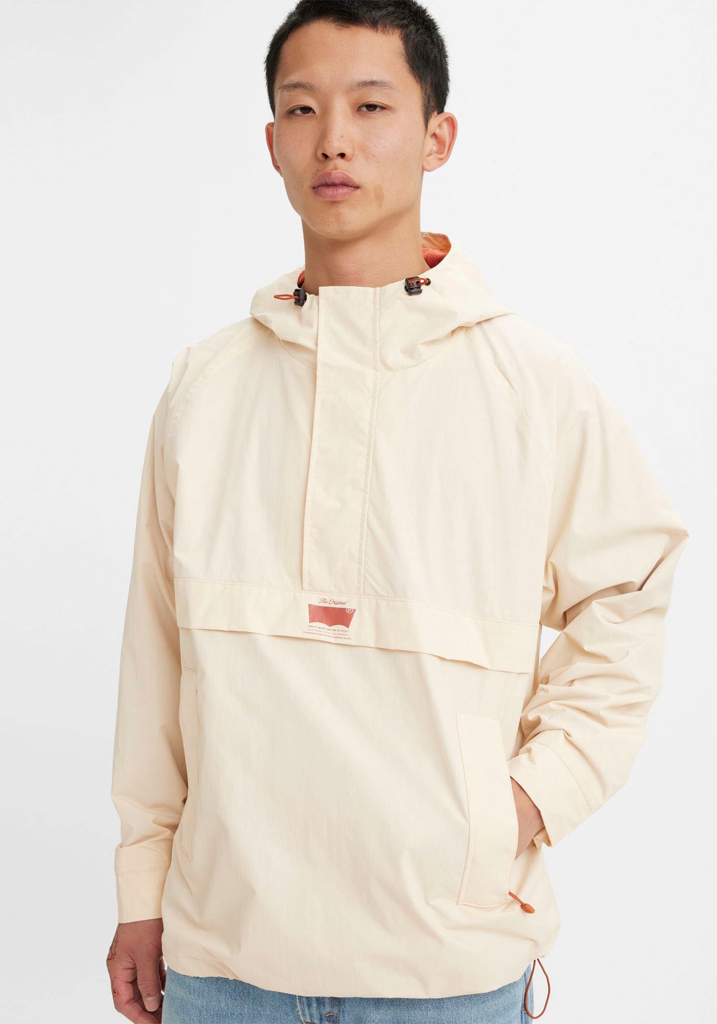 Levis Windbreaker "STOCKTON", mit Kapuze, mit farbigem Innenfutter günstig online kaufen