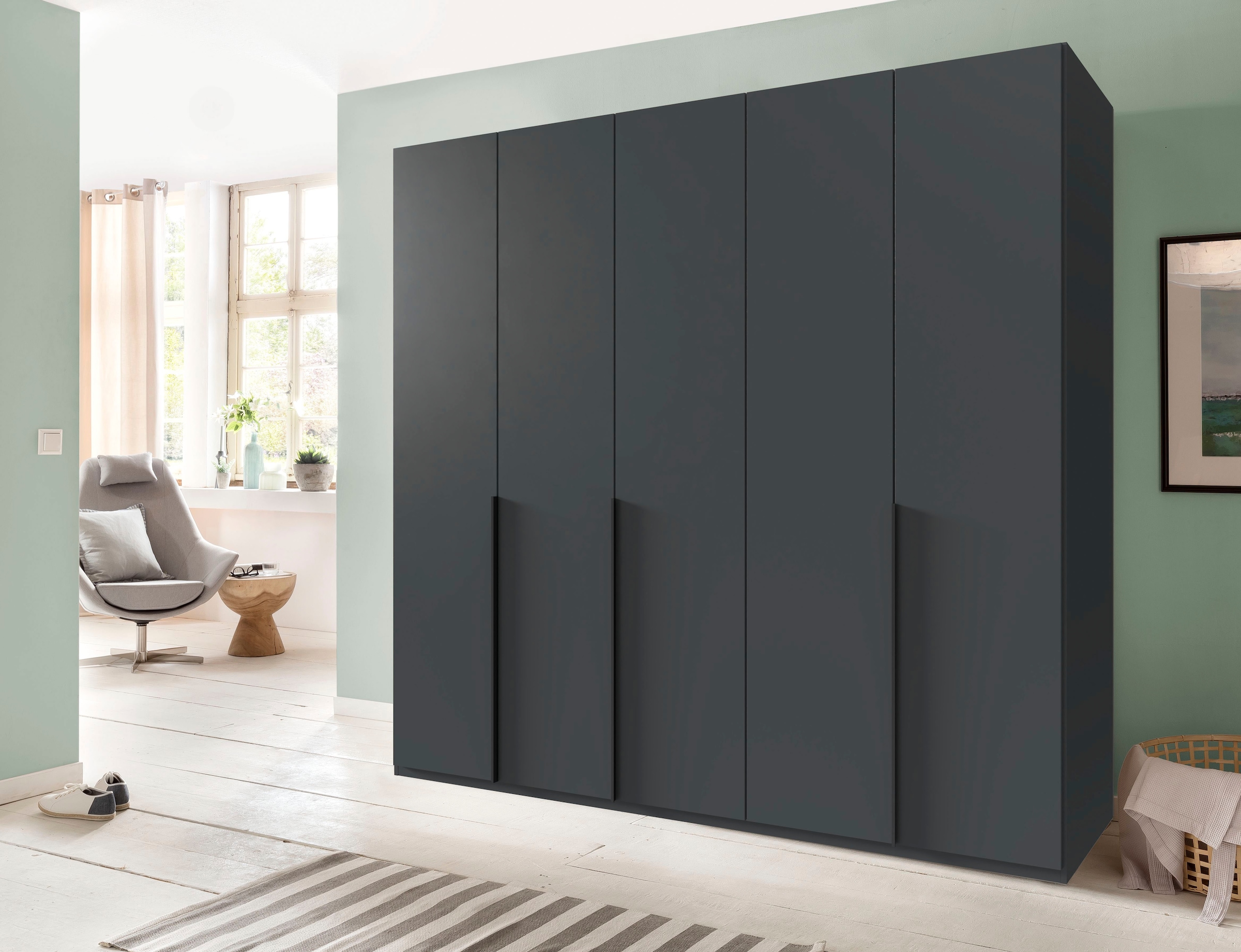 Wimex Kleiderschrank "Mugano,in 8 Breiten,3 Höhen,2 Tiefen, viele Farben, M günstig online kaufen