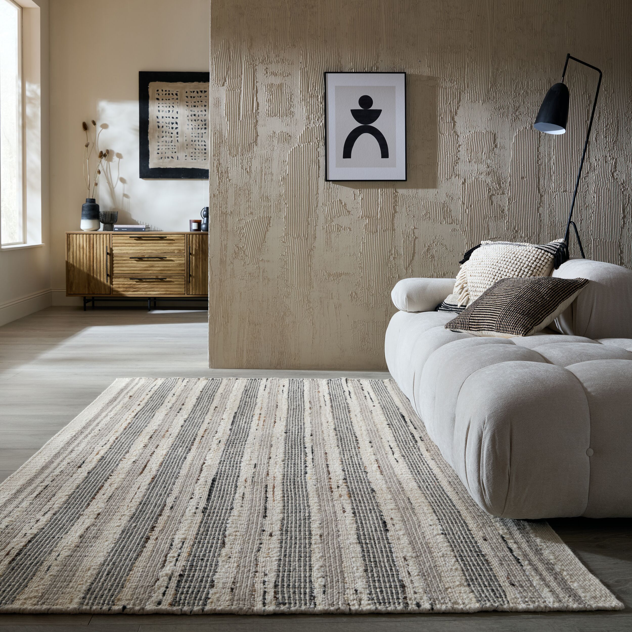 FLAIR RUGS Teppich "VEYA STRIPE" rechteckig 0 mm Höhe