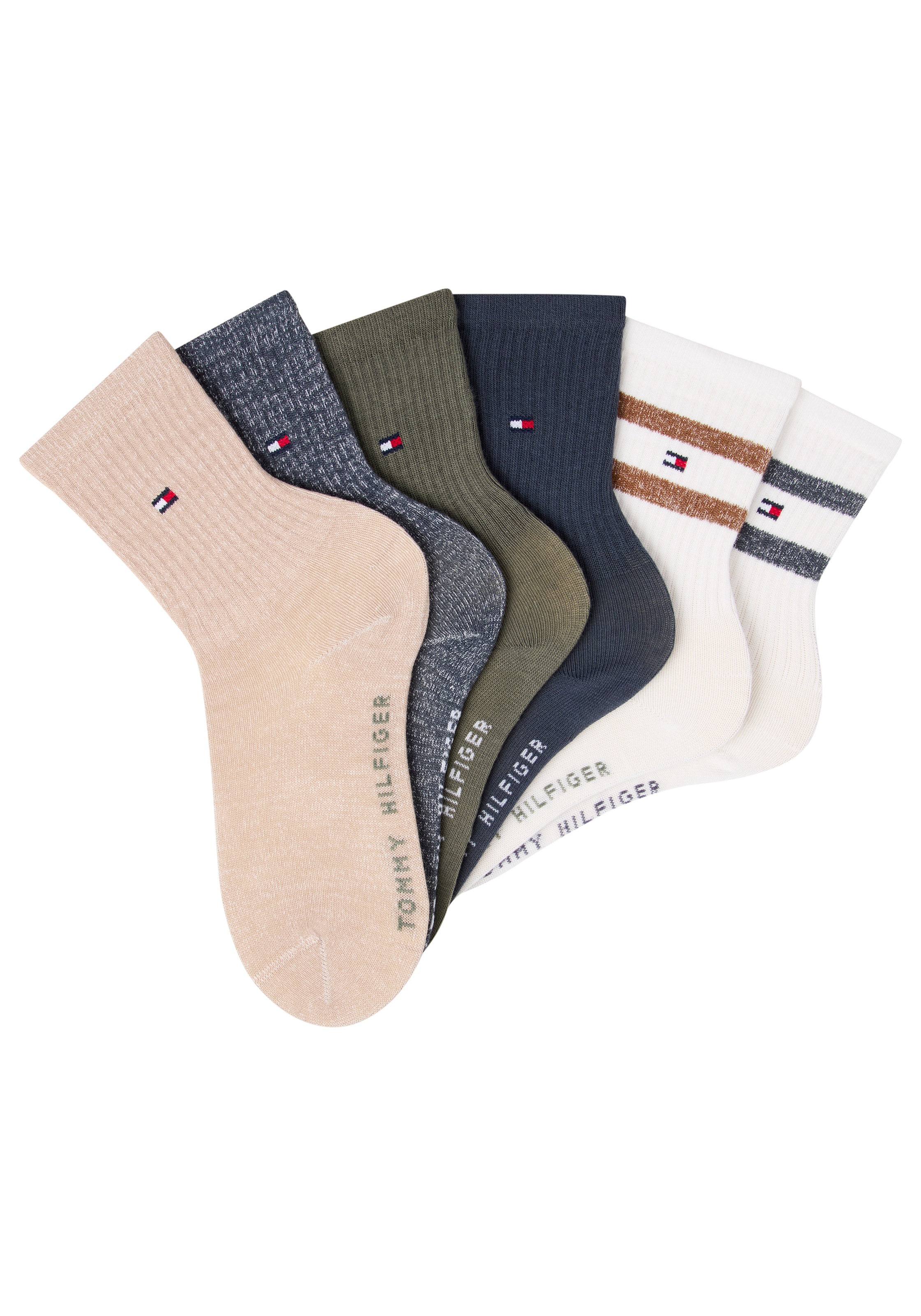 Tommy Hilfiger Socken "TH KIDS SOCK 6P SPORT ECOM" 6er Pack günstig online kaufen
