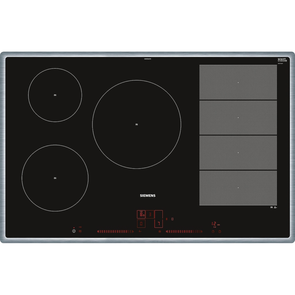 SIEMENS Flex-Induktions-Kochfeld von SCHOTT CERAN®, EX845LVC1E