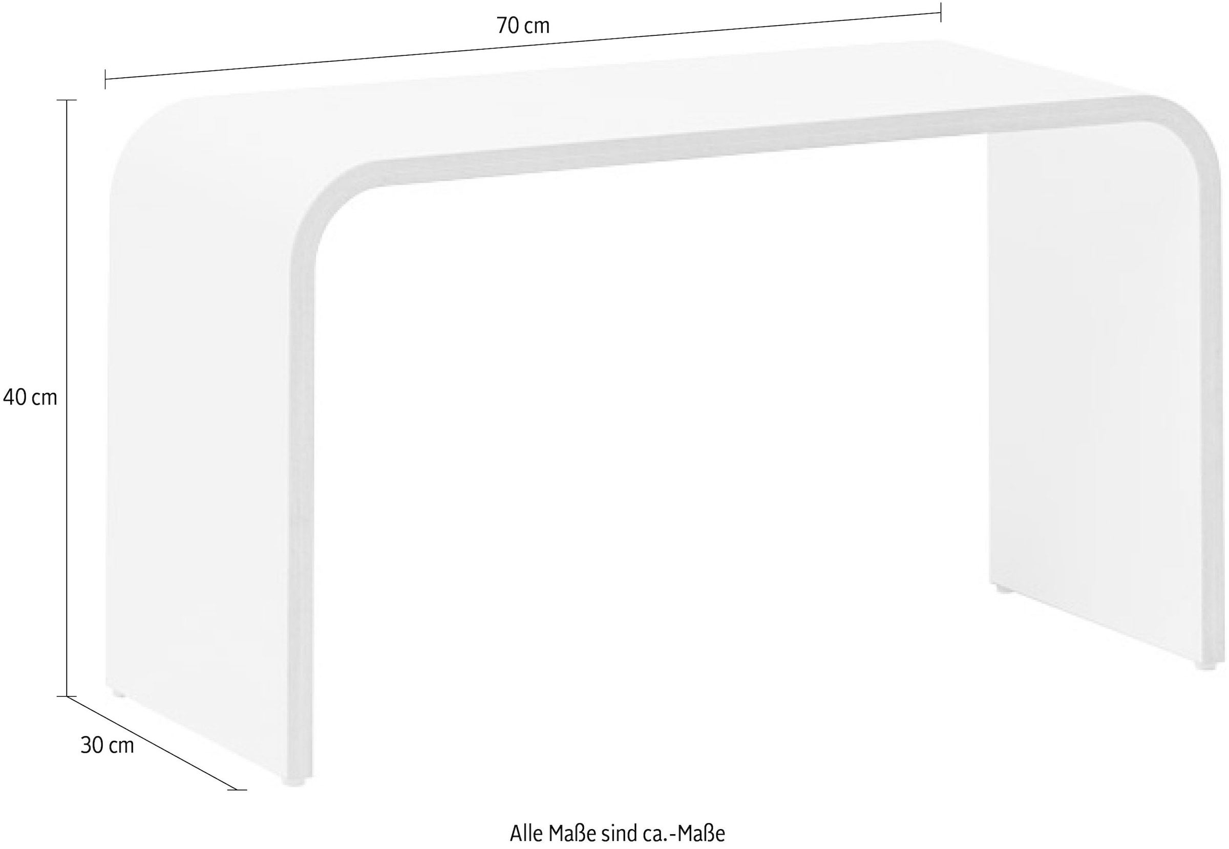 Tojo Sitzbank »Tojo-sit«, als Sitzbank, Hocker oder Beistelltisch, in zwei Farben, Breite 70 cm