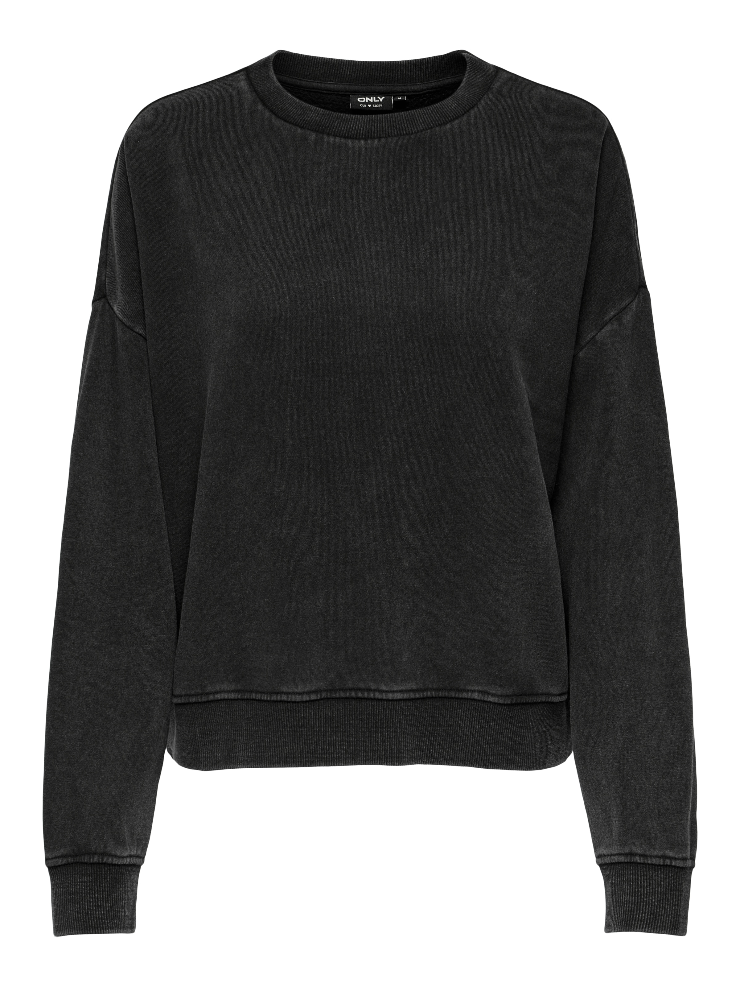 ONLY Sweatshirt »ONLSWEAT L/S CREW OVERSIZE SWT«, Baumwollmischung, loose fit, Rundhals
