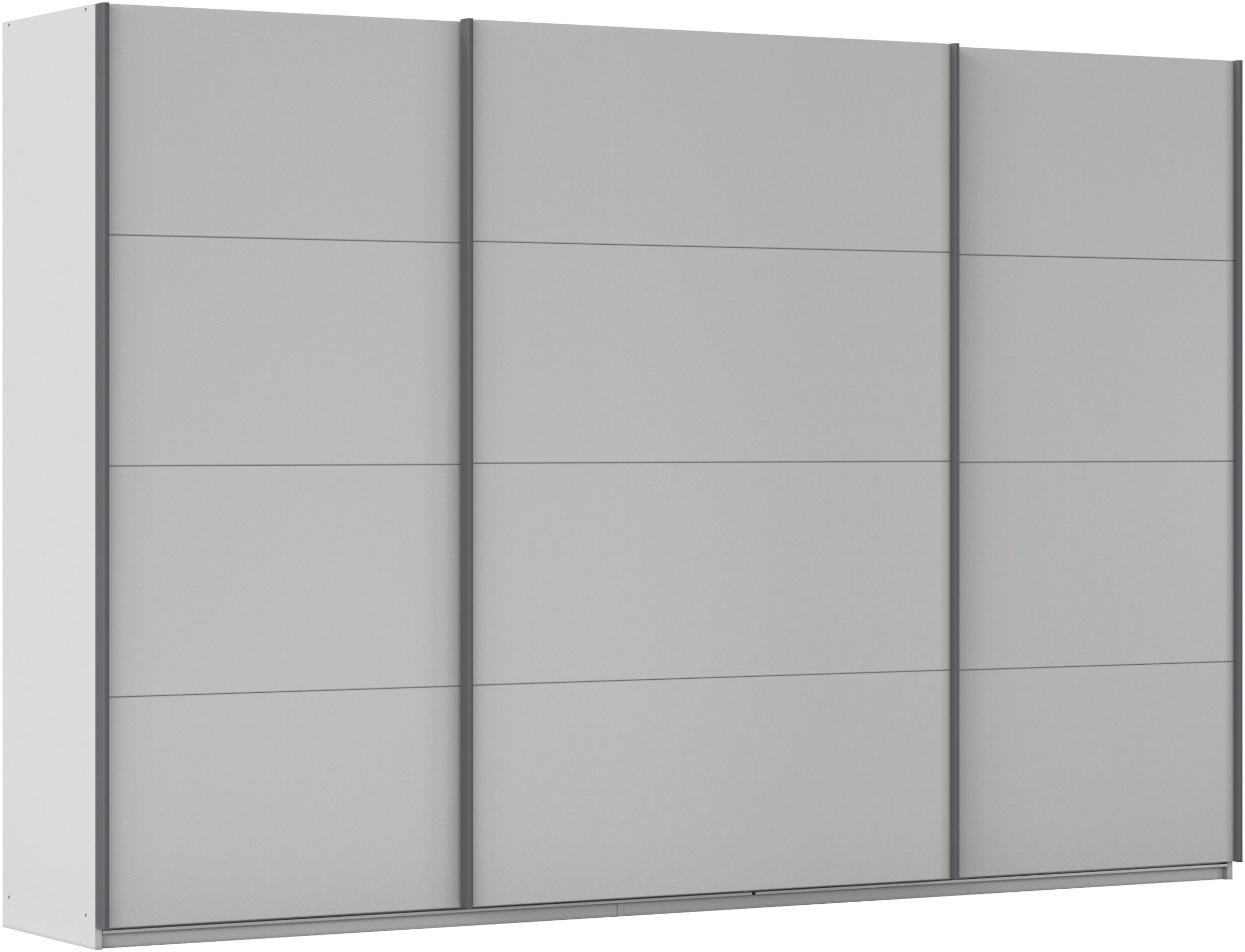 OTTO home Schwebetürenschrank "Kleiderschrank Schrank Garderobe AGORDO mit Dekor- oder Hochglanzfront" Breiten 203/271/315/360 cm in drei Griff-Farben - NEU: Farbe SCHWARZ, in 4 Breiten und 2 Höhen MADE IN GERMANY