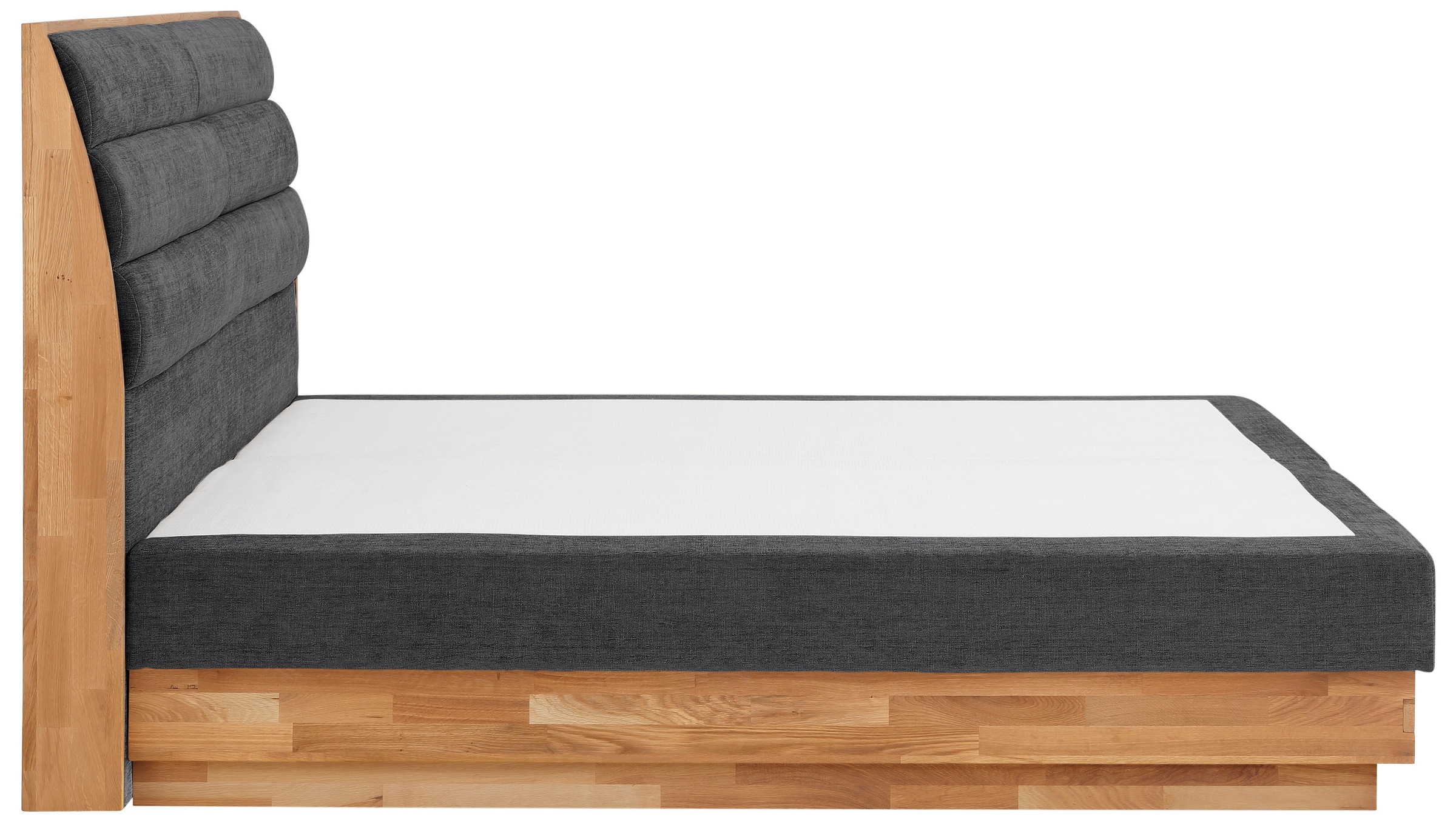 OTTO home Boxspringbett »Jenna« ohne LED-Beleuchtung, mit zertifizierten, recycelten Bezugsstoffen