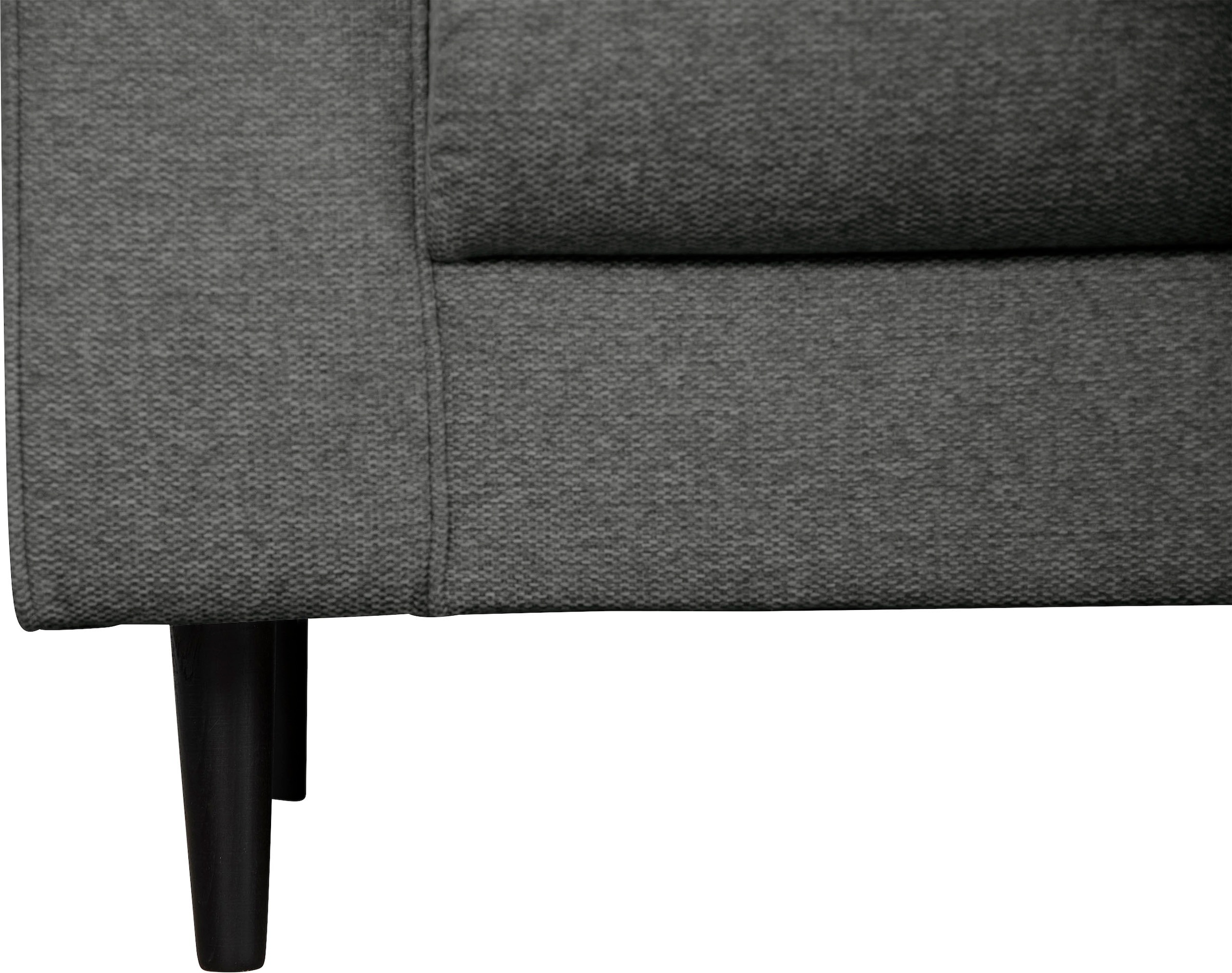Home affaire Ecksofa »VEYRAS L-Form, hoher Sitzkomfort, Maße B/T/H: 230/150/76 cm«, mit Wellenunterfederung, incl. Rückenkissen und Zierkissen