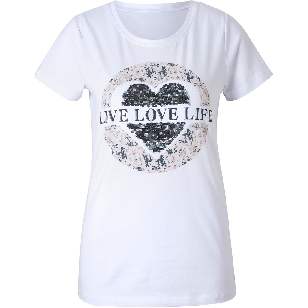 LINEA TESINI by heine T-Shirt »Shirt«, (1 tlg.)