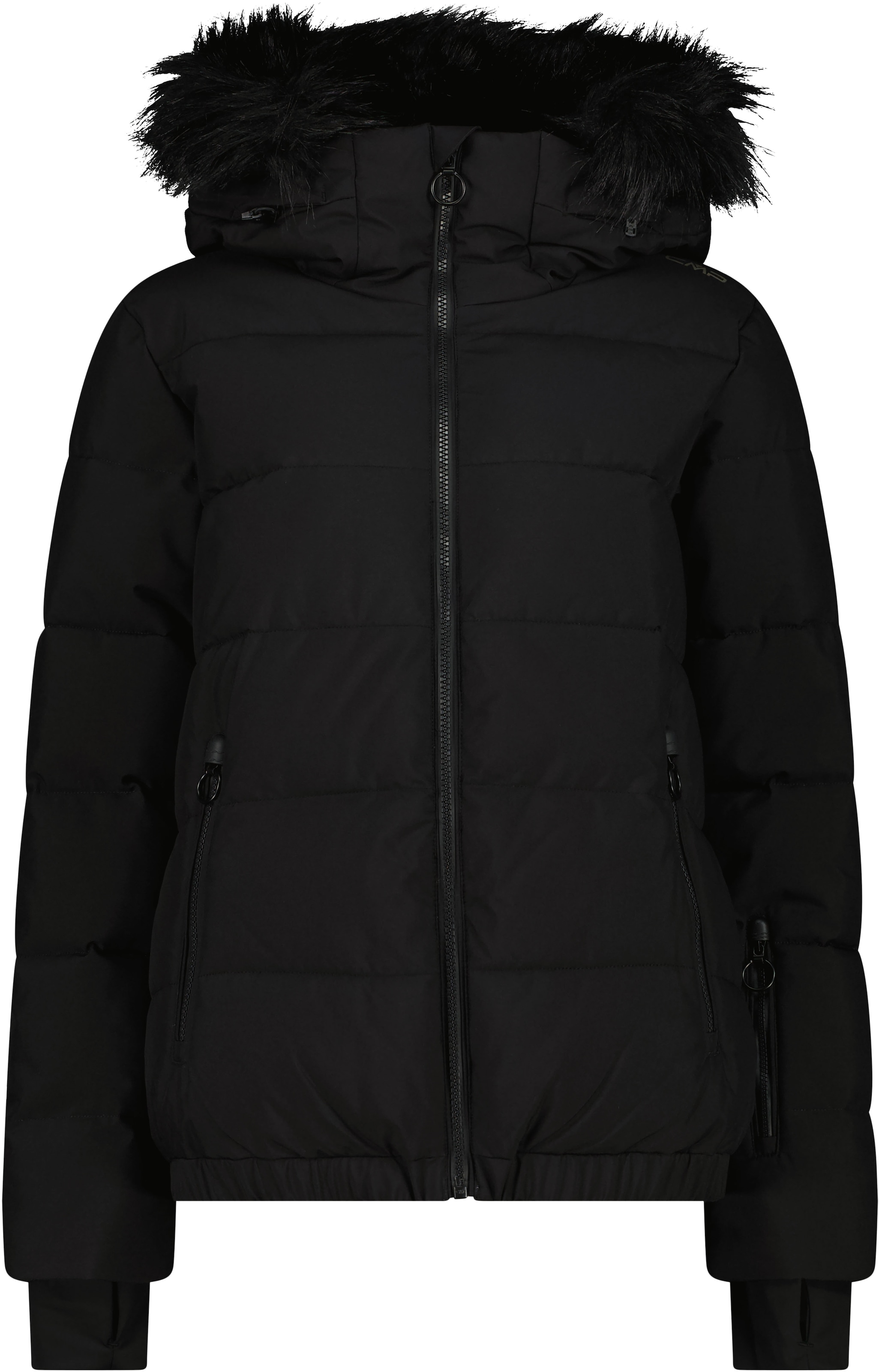 Winterjacke »WOMAN JACKET FIX HOOD«, mit Kapuze