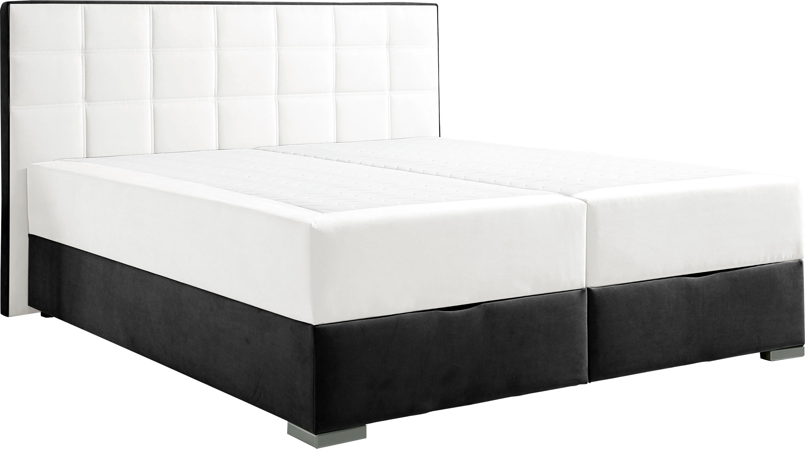 Thumbnail - Maintal Boxspringbett mit Bettkasten und Topper