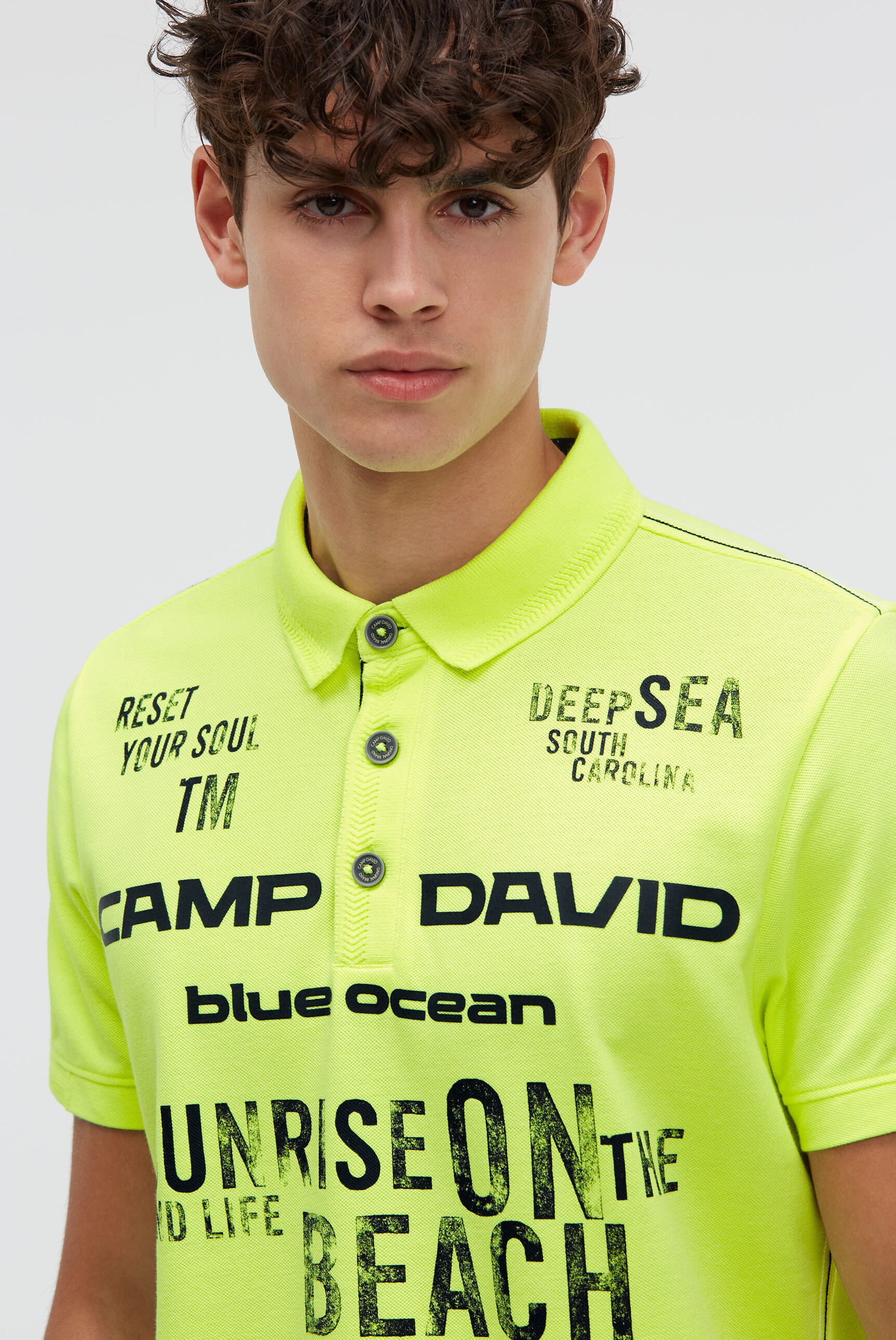 CAMP DAVID Poloshirt aus Baumwolle