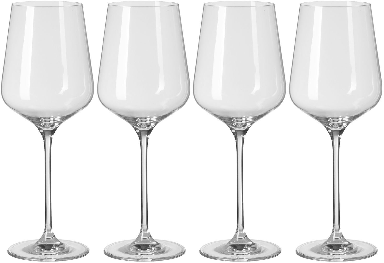 Weinglas »PREMIO«, (Set, 4 tlg.), Rotweinglas, 4er Set, transparent