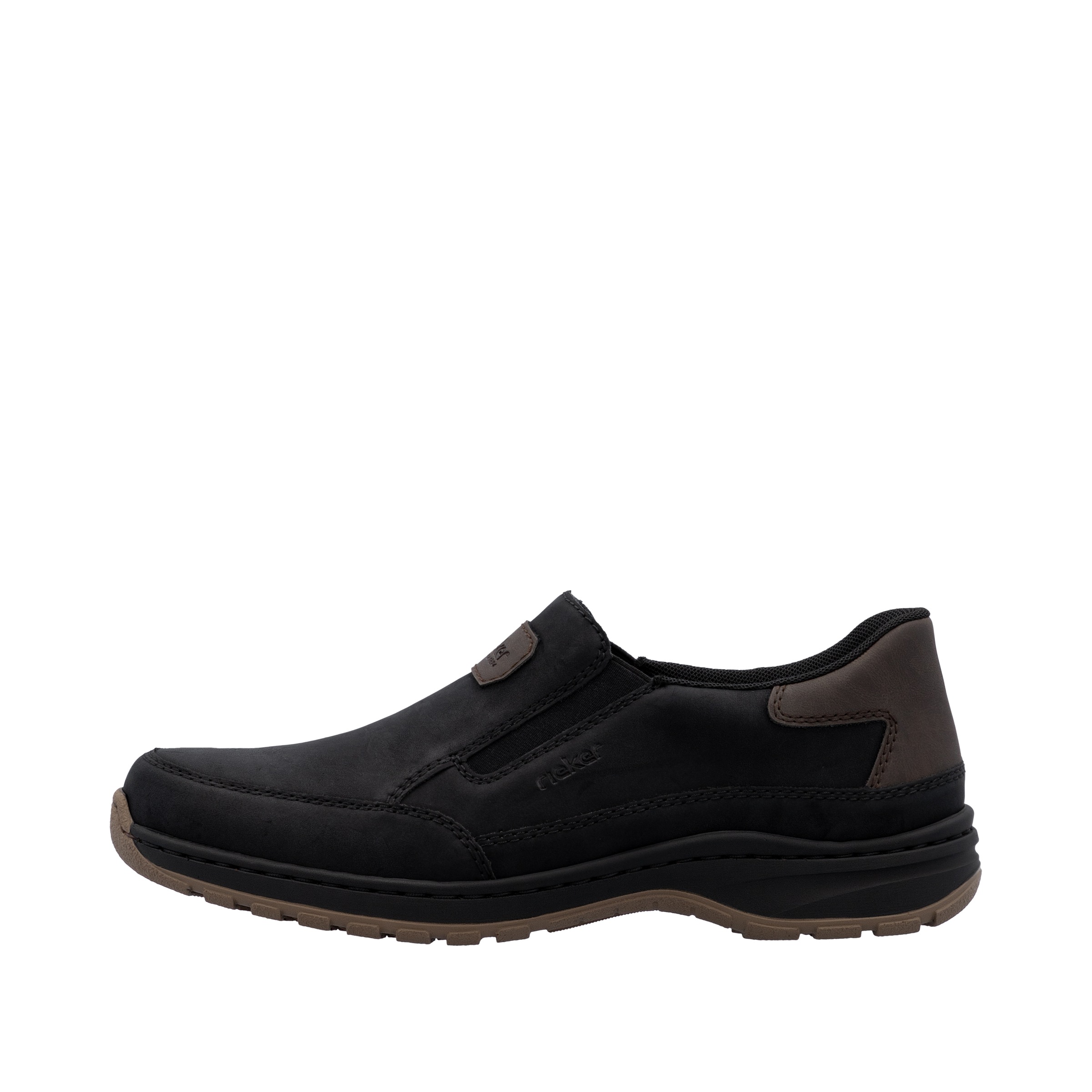 Rieker Slipper, Schlupfschuh, Halbschuh, Slip-on Sneaker mit Stretcheinsätze