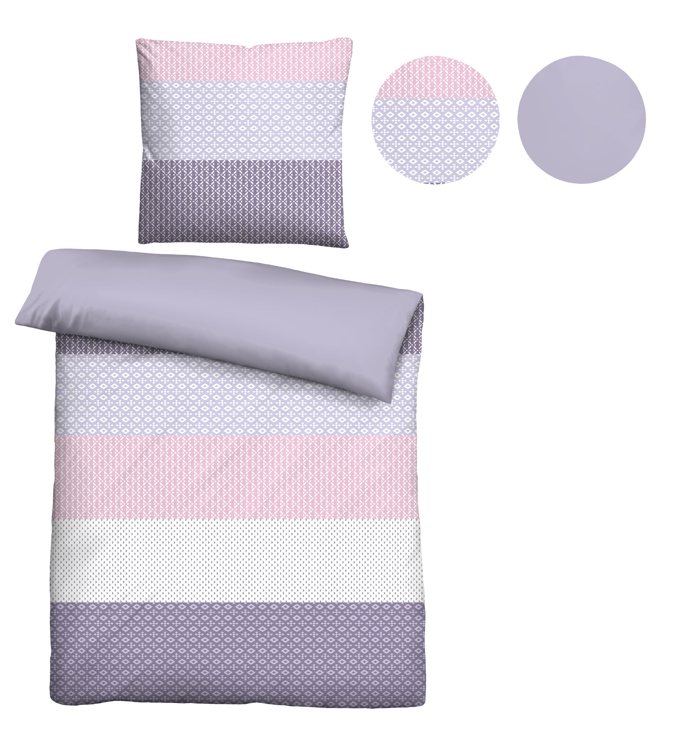 Thumbnail - Castell - Markenbettwäsche Wendebettwäsche "0270339" 2 Stk. Cooling-Effekt - fördert Luftzirkulation, pflegeleicht, Reiß...