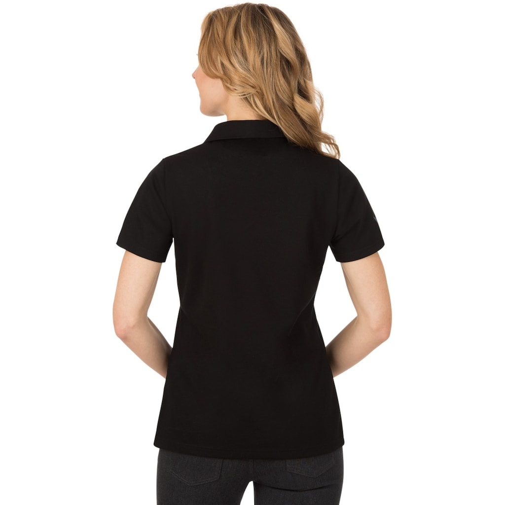 Trigema Poloshirt »TRIGEMA Poloshirt ohne Knopfleiste«, (1 tlg.)