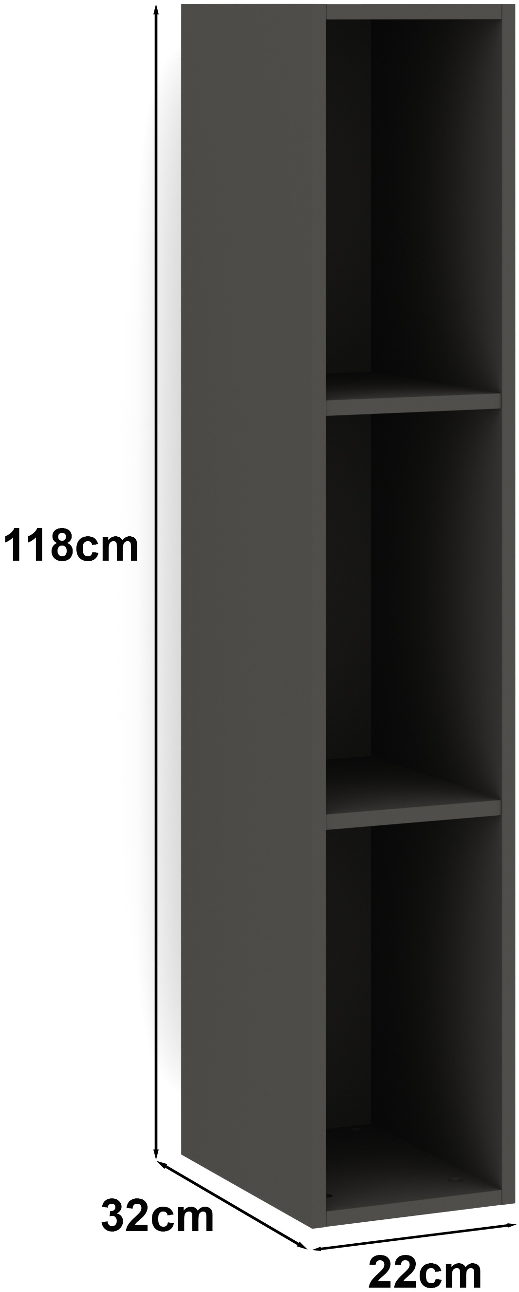 set one by Musterring Wandregal »Reno« 1 Stk. tlg. Senkrecht oder waagerecht montierbar