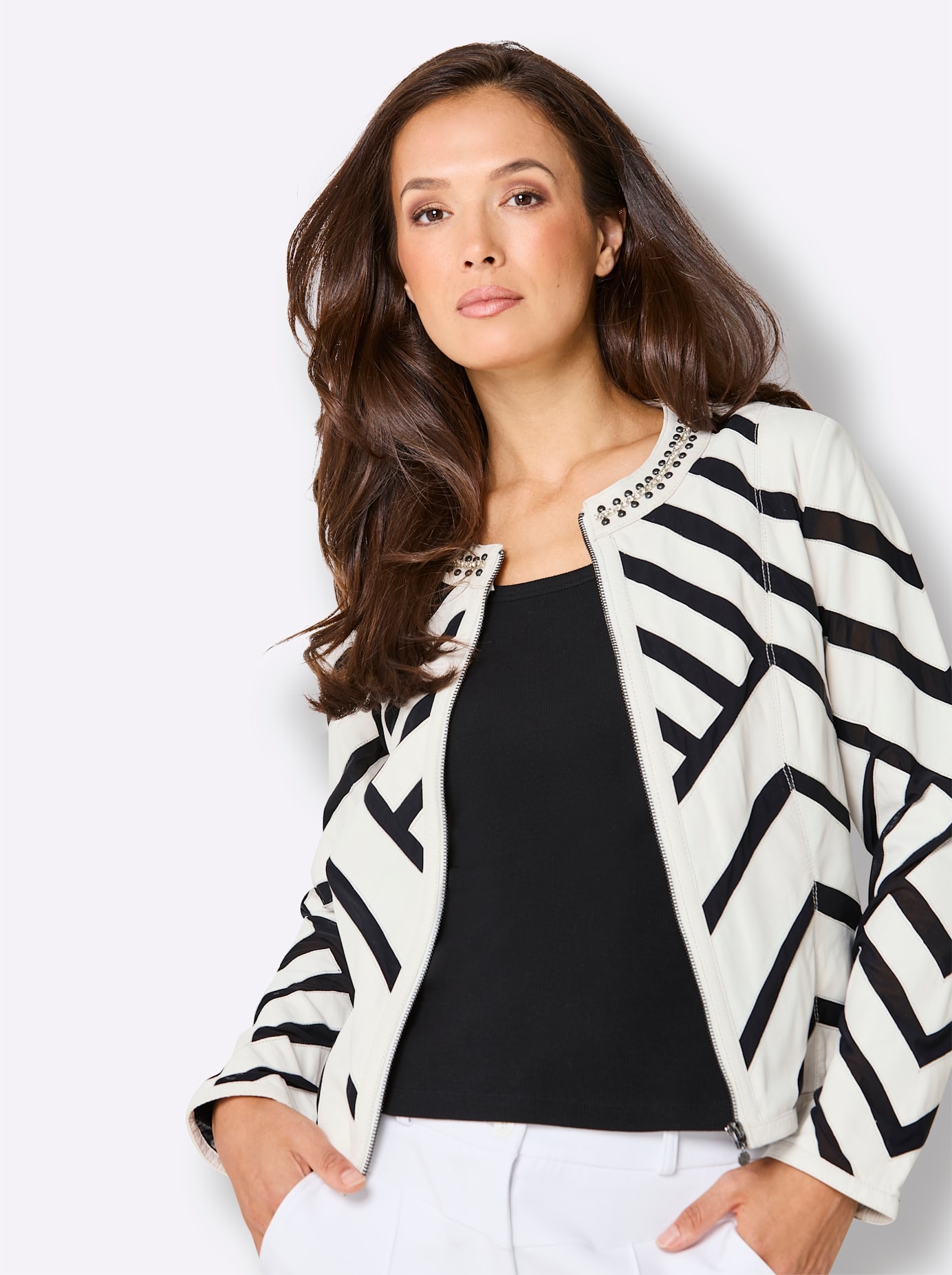 Mainpol Lederblazer »Lammnappa-Lederblazer«