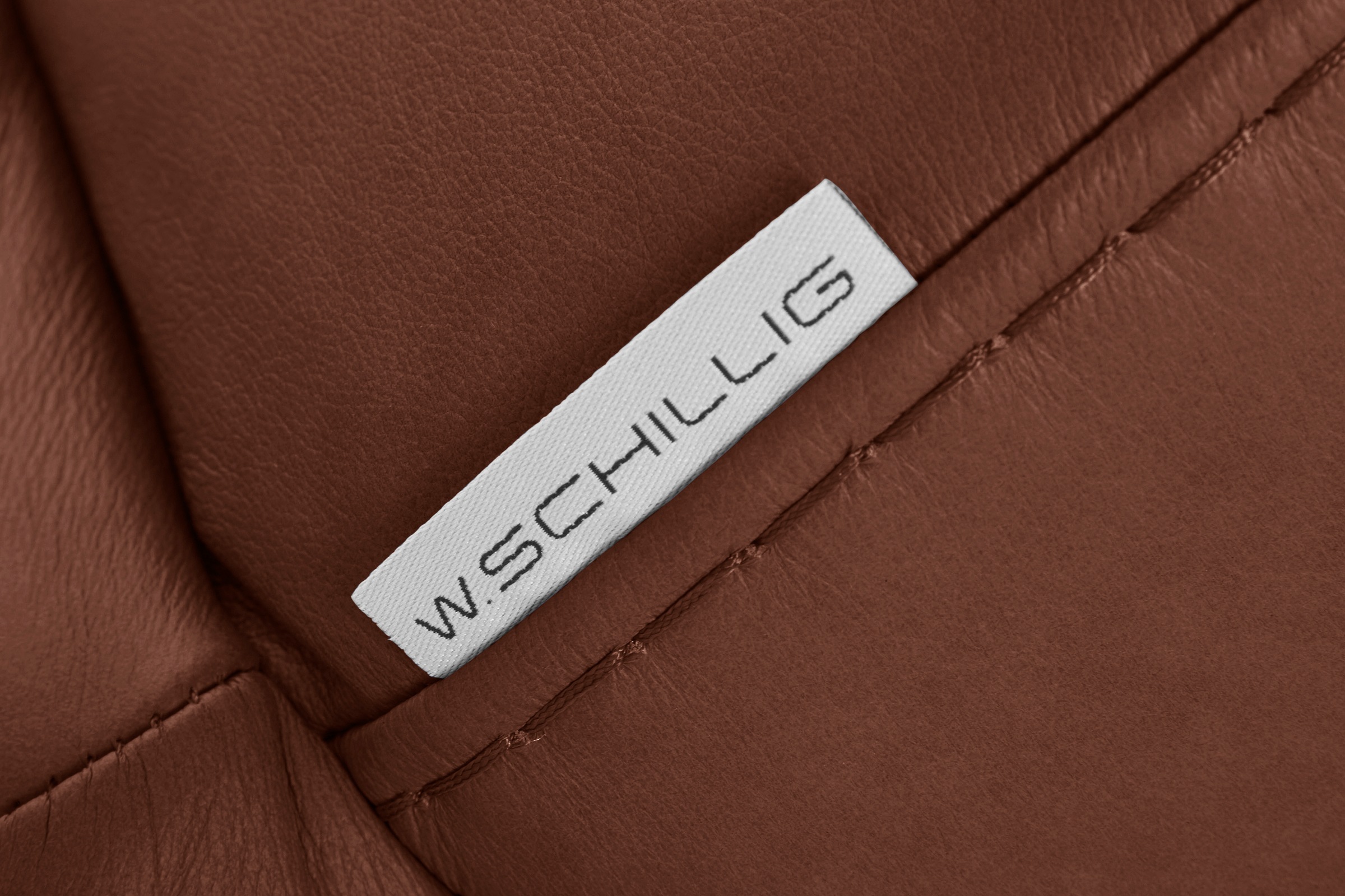 W.SCHILLIG 2-Sitzer »montanaa«, mit Metallfüßen in Chrom glänzend, Breite 192 cm