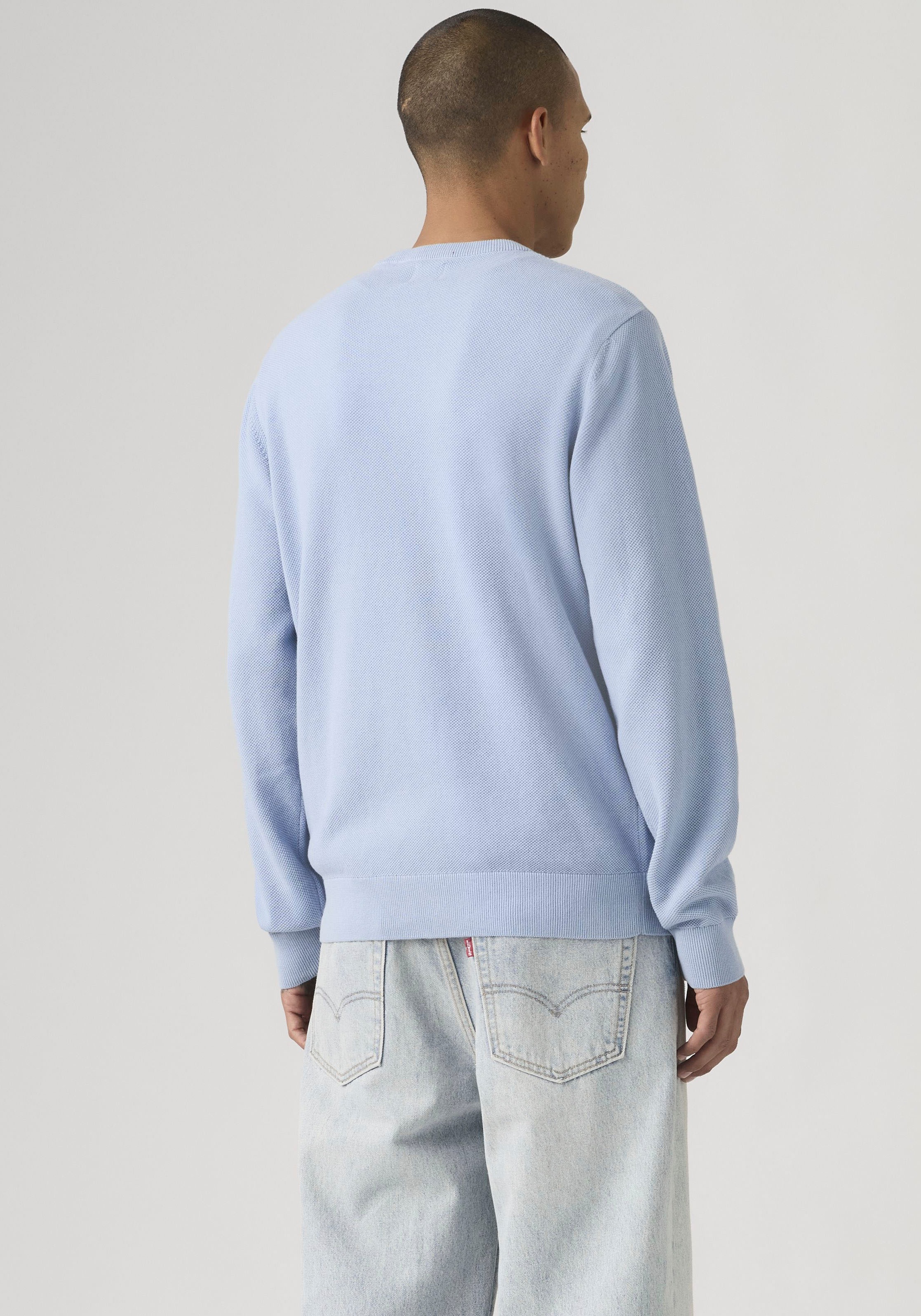 Thumbnail - Levis Rundhalspullover "LIGHTWEIGHT HM SWEATER" Feingerippte Abschlüsse