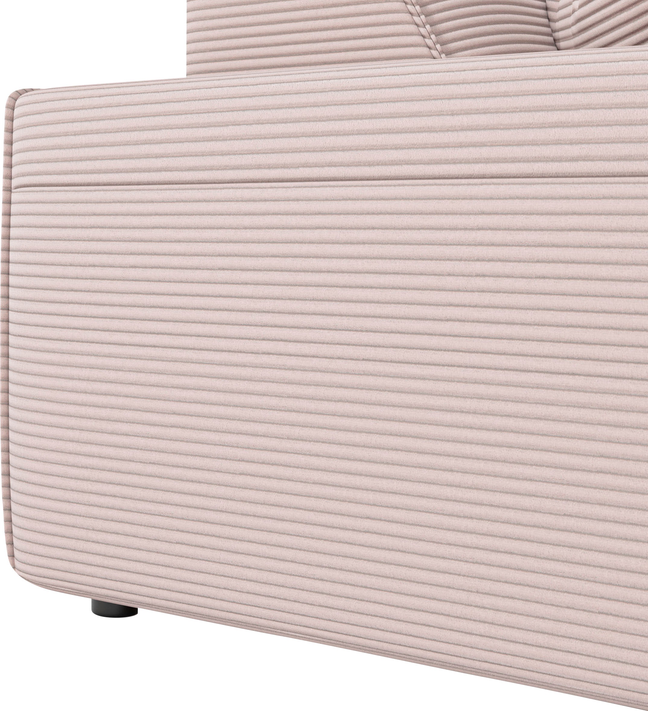 andas Ecksofa »Glimminge L-Form auch in Breitcord, Feincord + Easy care-Bezug,«, Breite 234, Zierkissen
