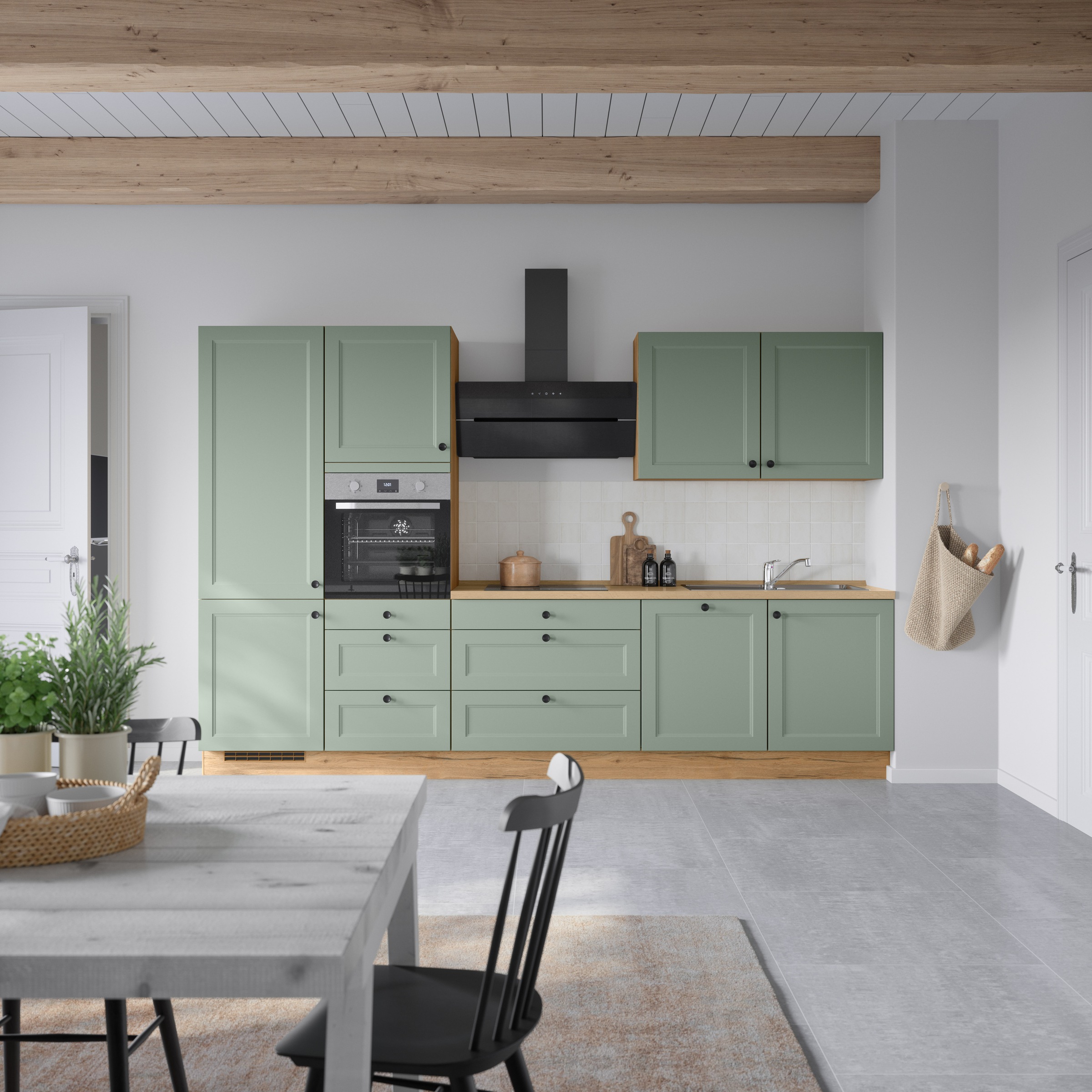 nobilia® Küchenzeile »"Cascada II"«, vormontiert, Ausrichtung wählbar, Breite 330 cm, wahlw. mit E-Geräten