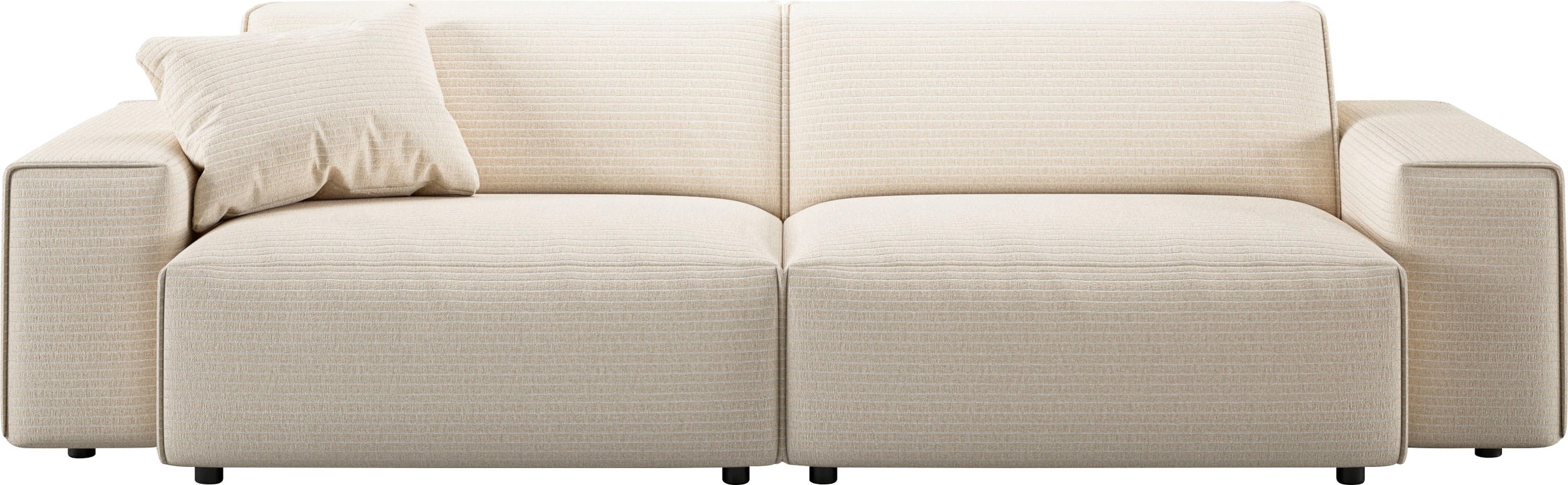 andas Big-Sofa »Glimminge  auch in Breitcord, Feincord + Easy care-Bezug,«, besondere Kedernähte Zierkissen