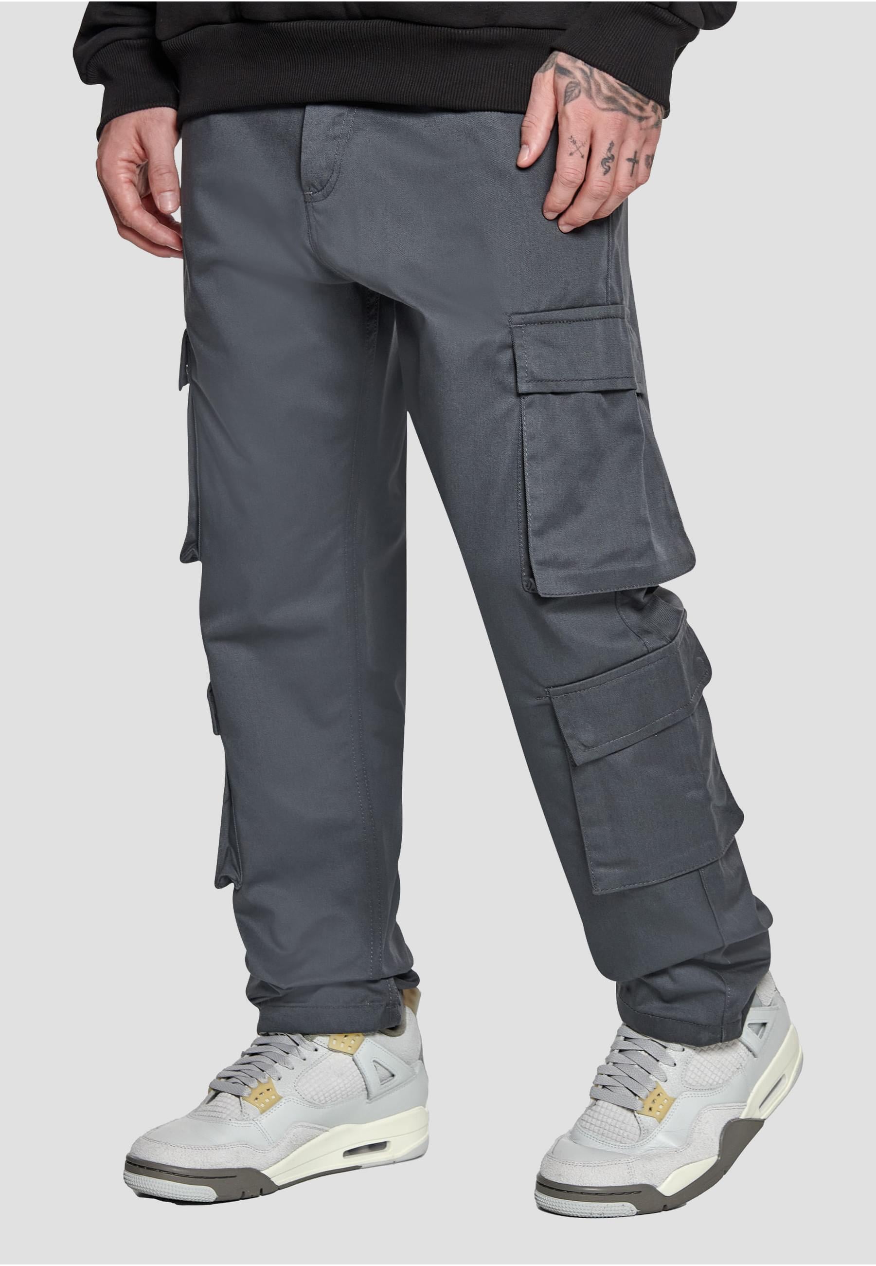 Dropsize Cargohose »Dropsize Dropsize Double Cargo Pocket Workwear Pants«
