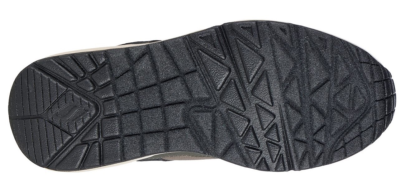 Skechers Sneaker »UNO - RETRO GROOVE«, Freizeitschuh mit Memory Foam, Größenschablone zum Download