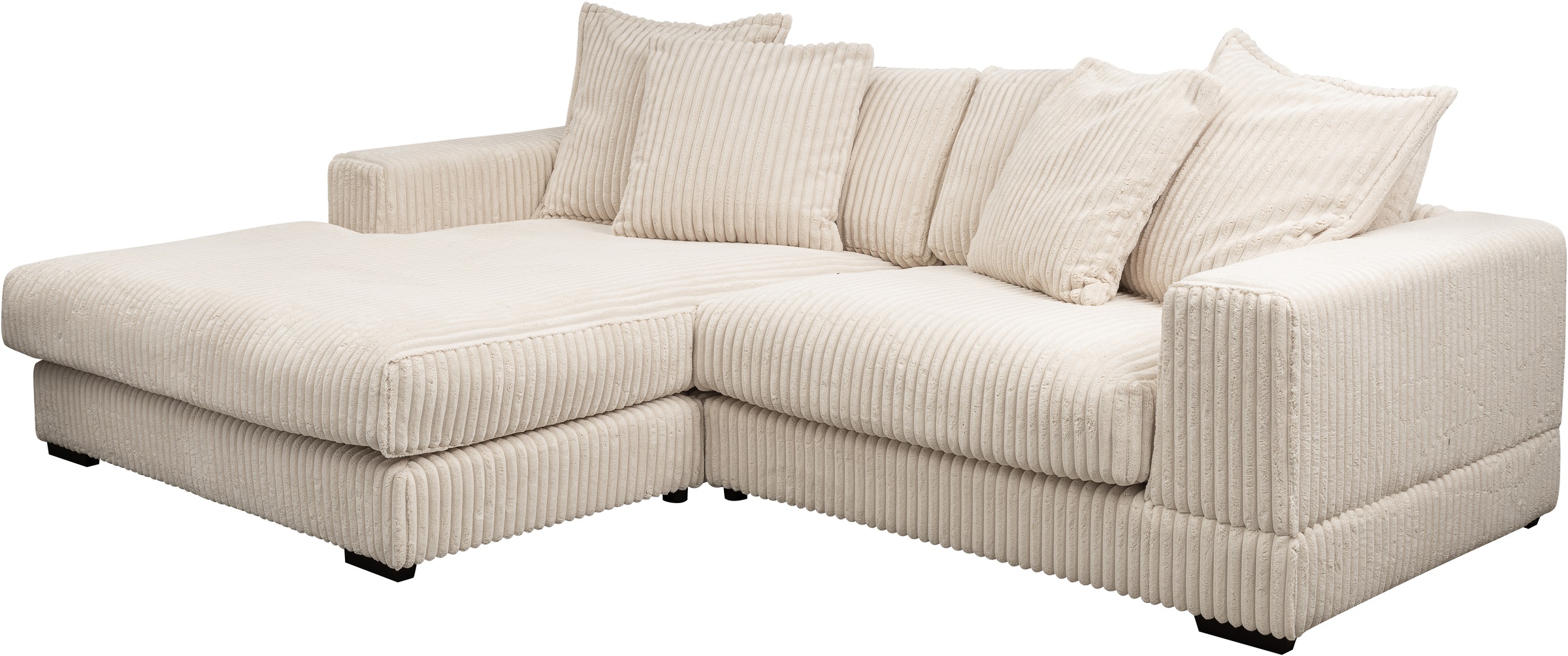 Thumbnail - WERK2 Ecksofa "Eldorado, Megasofa, Polsterecke mit viel Platz, Breite 285cm, L-Form" Design Ecksofa, besonders weicher S...