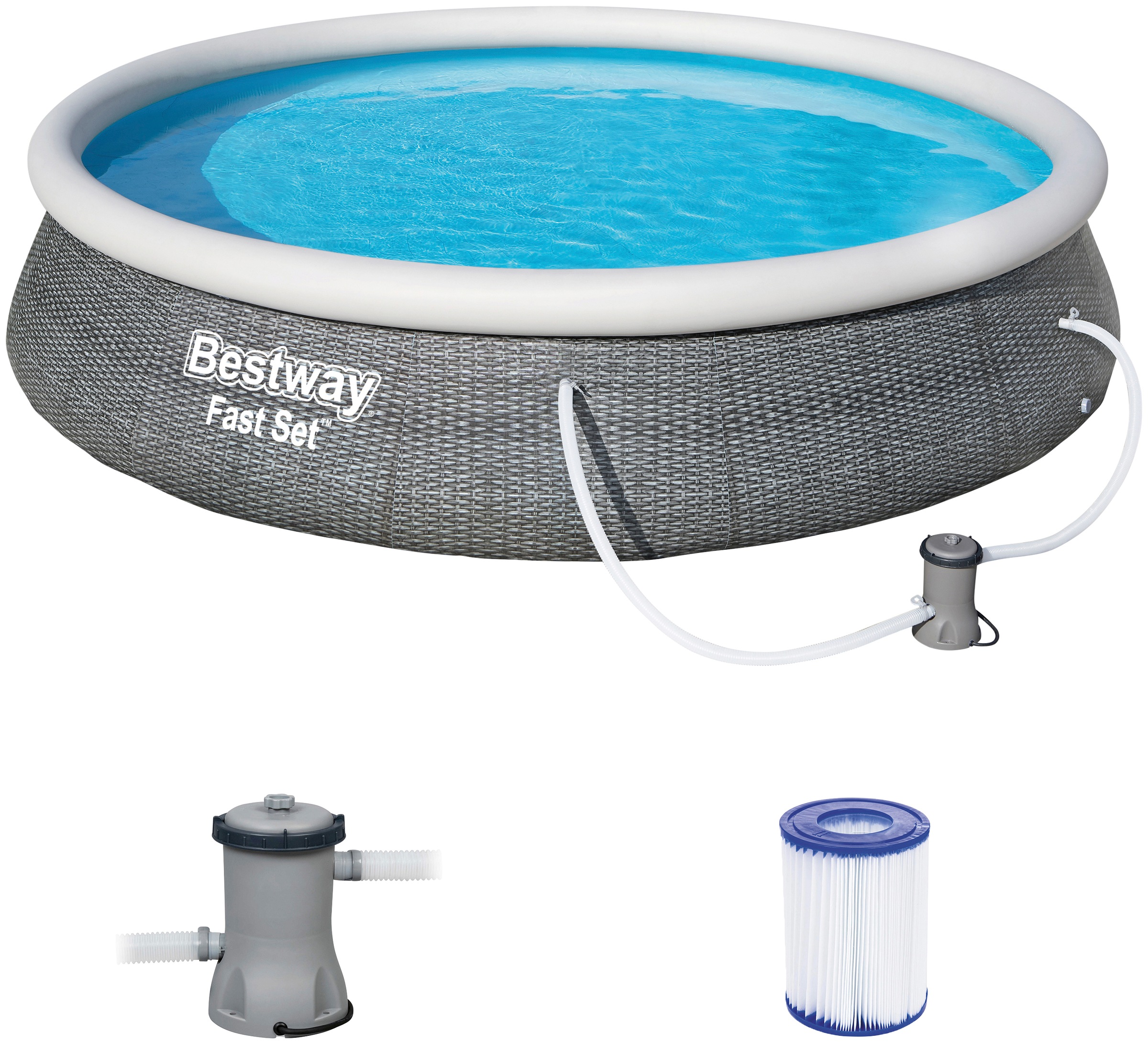 Bestway Quick-Up Pool "Fast Set™", (Set), ØxH: 396x84 cm