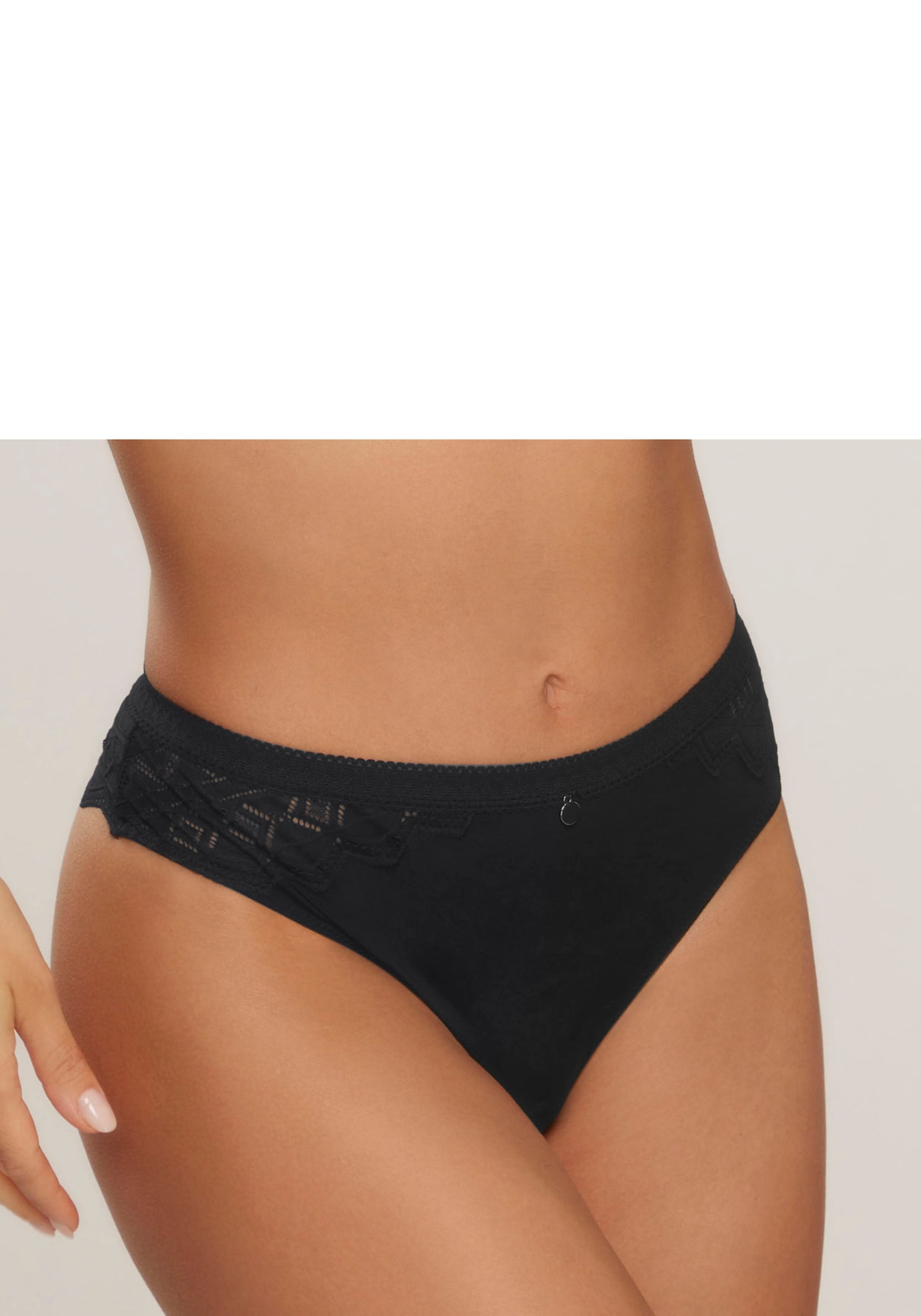 s.Oliver "Romane" mit graphischer Spitze in transparenter Optik günstig online kaufen