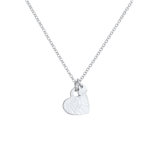 »Herzen | Silber« BAUR Anhänger Love Liebe Elli 925 Look bestellen mit Organic Kette