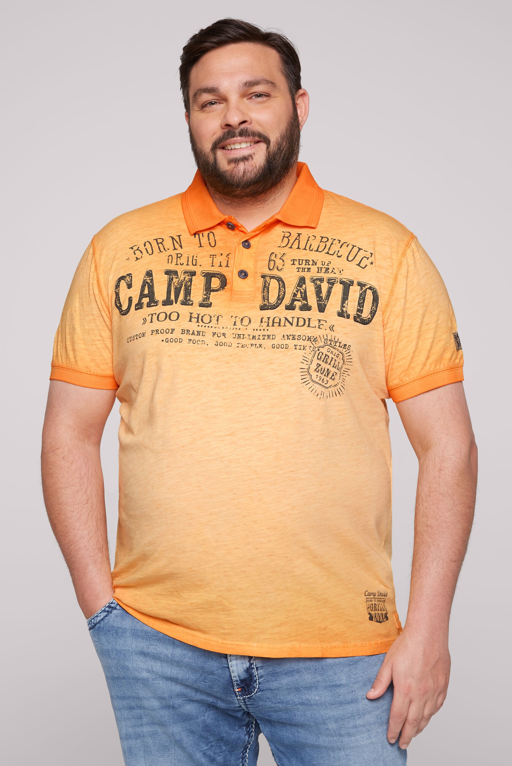 Wunderbar Camp David Poloshirt Bild