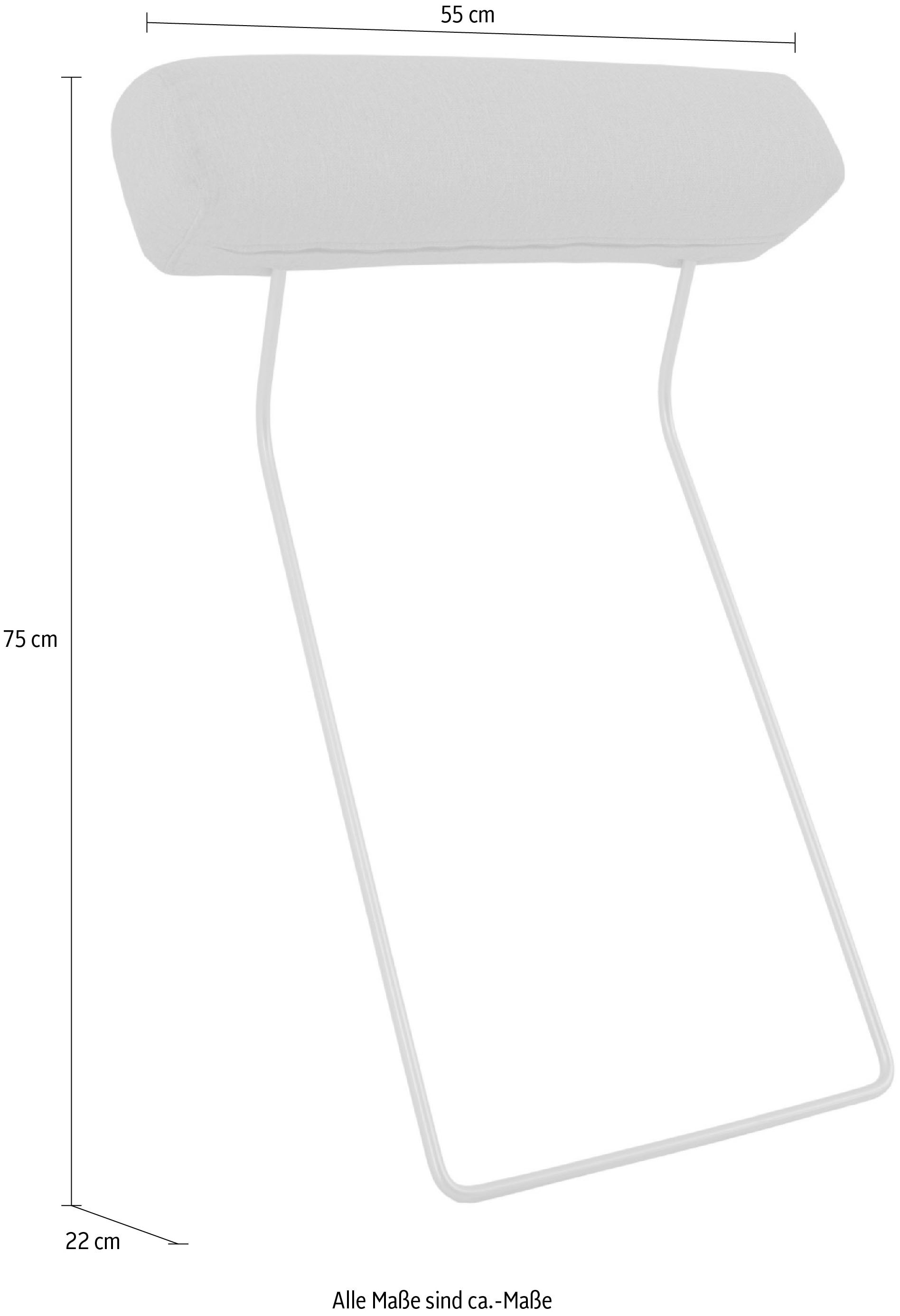 Home affaire Kopfstütze »Arellano« ideale Ergänzung zum Sofa, Webstoff fein, Chenille