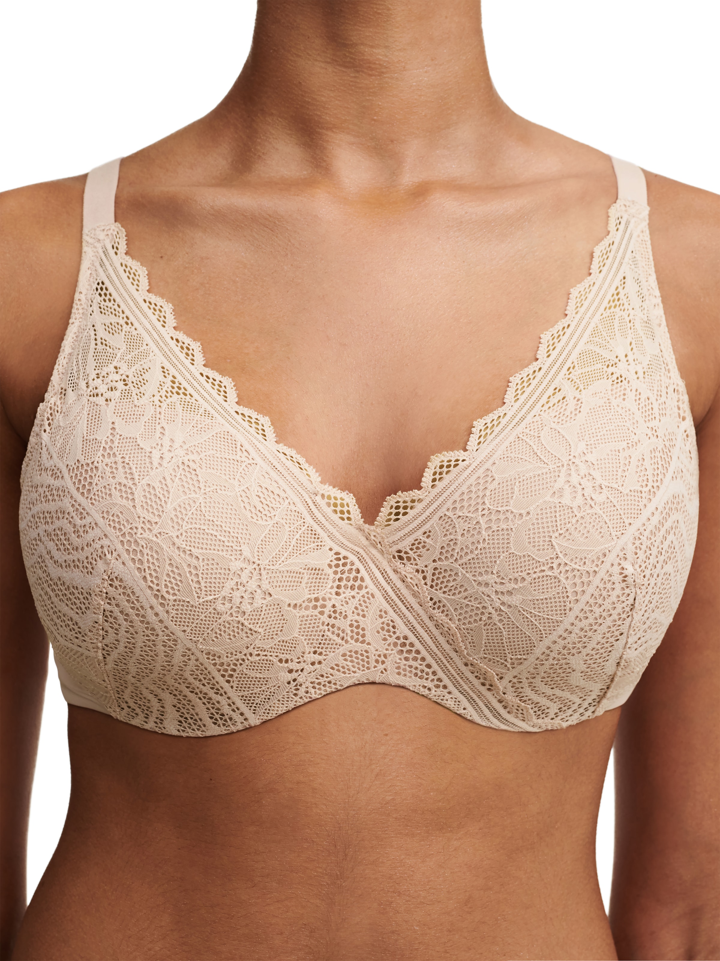 Chantelle T-Shirt-BH »FLORAL TOUCH« Spitze, blickdichtes Gewebe