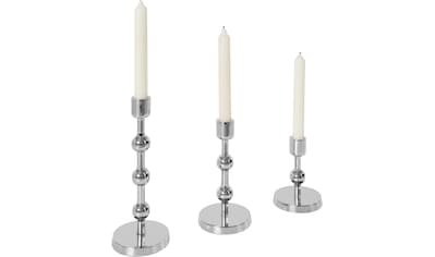 Leonique Kerzenständer »Weihnachtsdeko«, (Set, 3 St.), aus Aluminium, handgefertigt, 3... kaufen