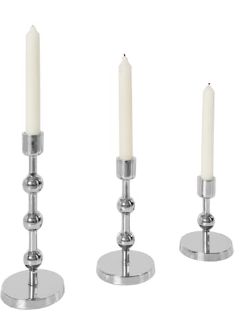 Leonique Kerzenständer »Weihnachtsdeko«, (Set, 3 St.), aus Aluminium, handgefertigt, 3... kaufen
