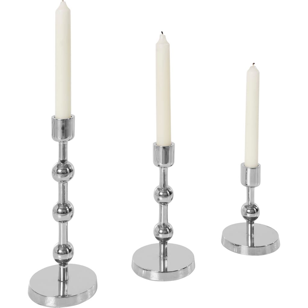 Leonique Kerzenständer »Elliose«, (Set, 3 St.)