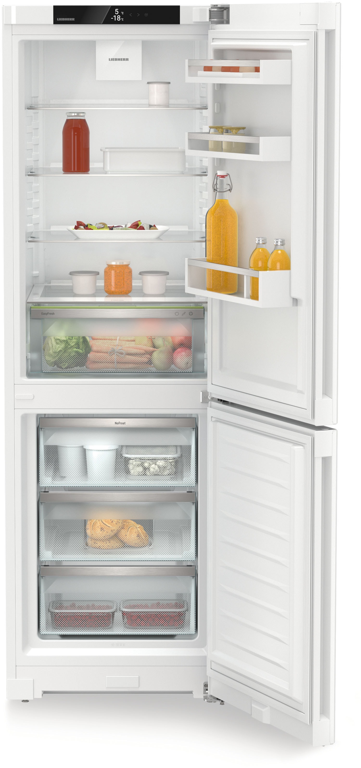 Liebherr Kühl-/Gefrierkombination »KGN 52Vb03_091866651« 185,5 cm hoch 59,7 cm breit 10 Jahre Herstellergarantie inkl.