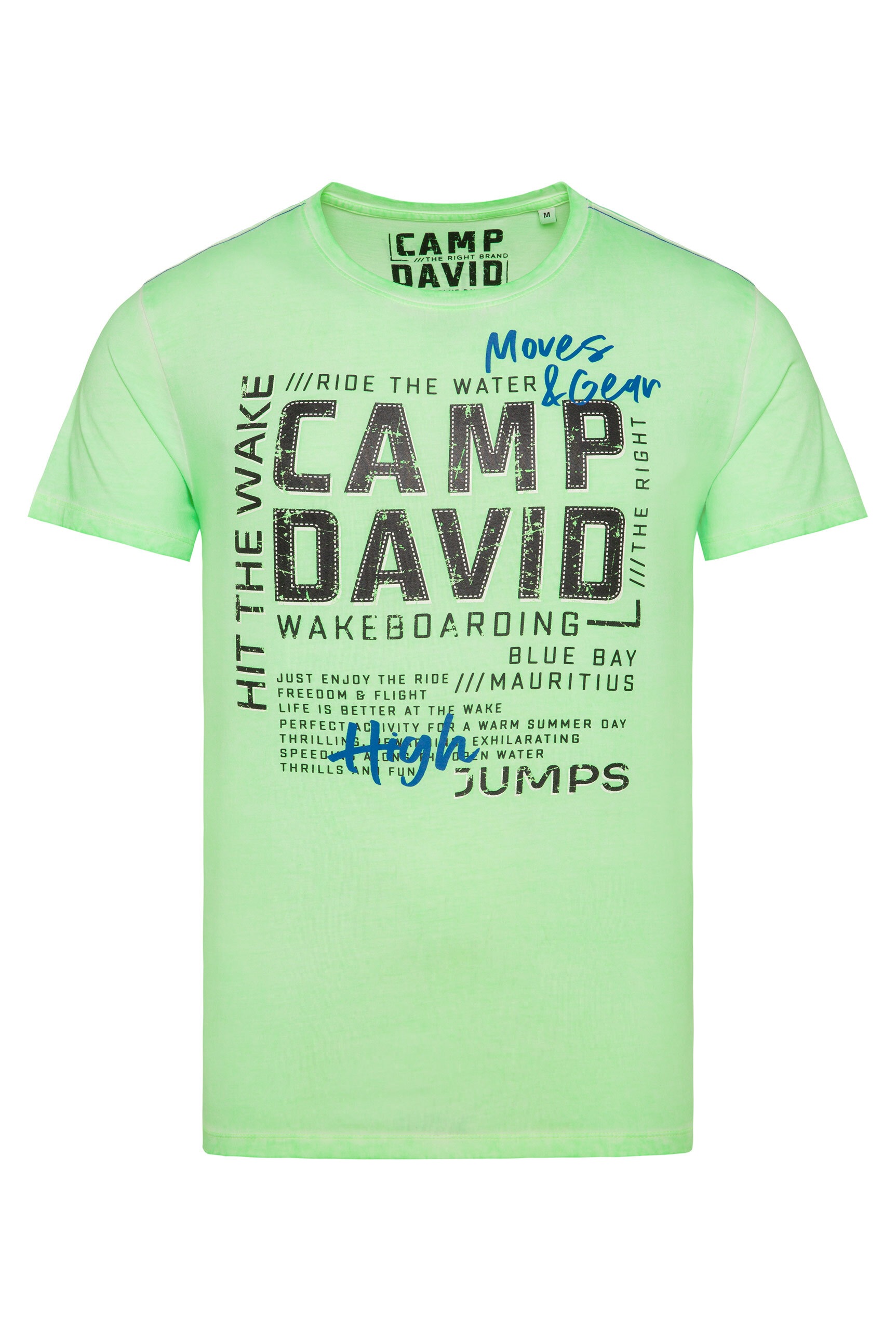 CAMP DAVID Rundhalsshirt, aus Baumwolle