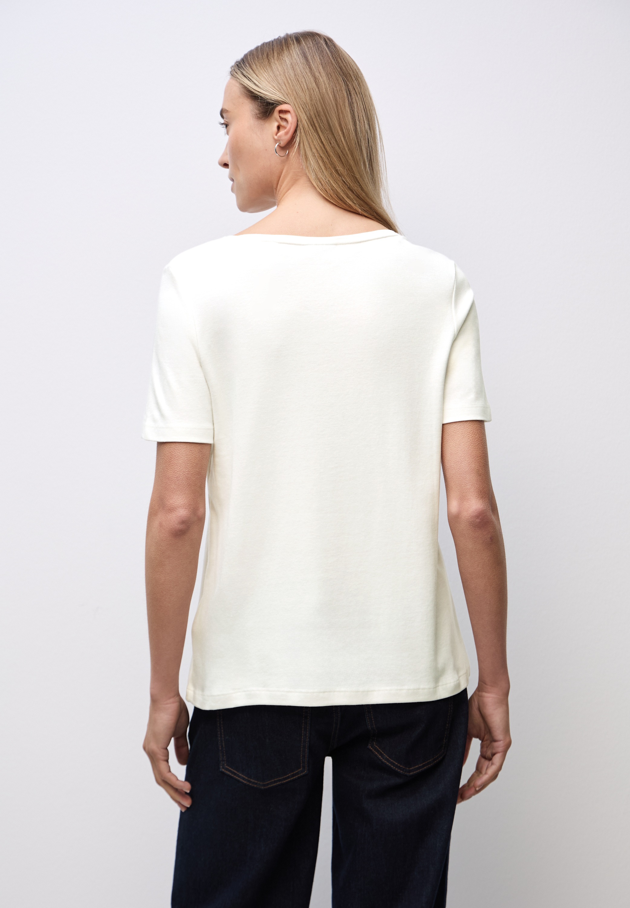 STREET ONE Rundhalsshirt im Shirt-Style